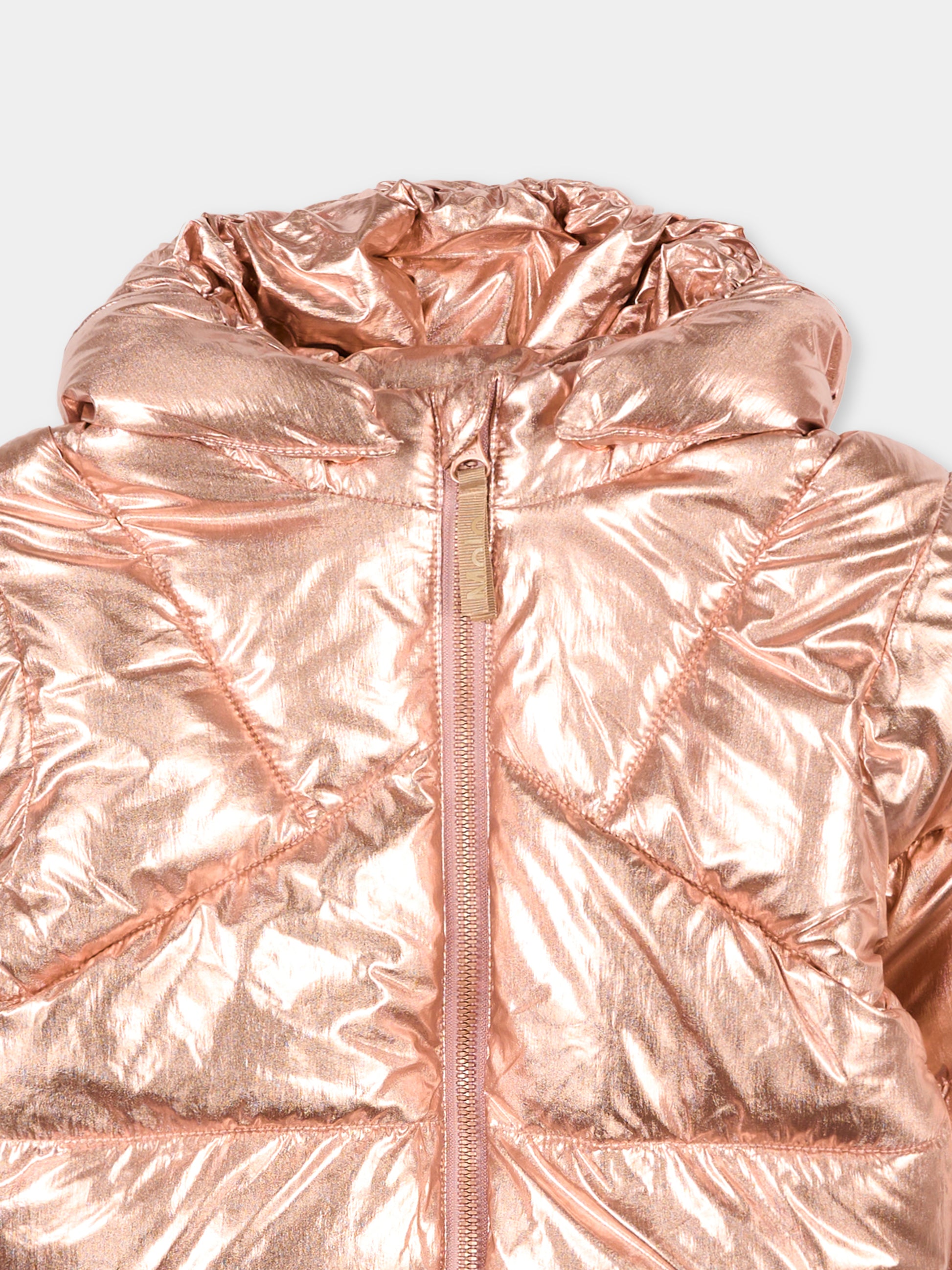 Piumino Harpo rosa per neonata con coniglio,Molo,5W25M318 5399