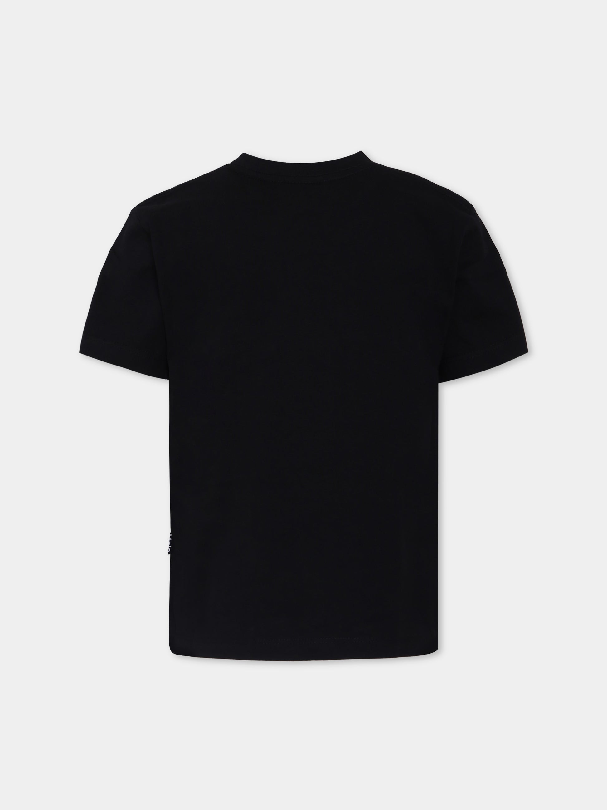 T-shirt Roxo nera per bambini con smile,Molo,6W25A201 0099