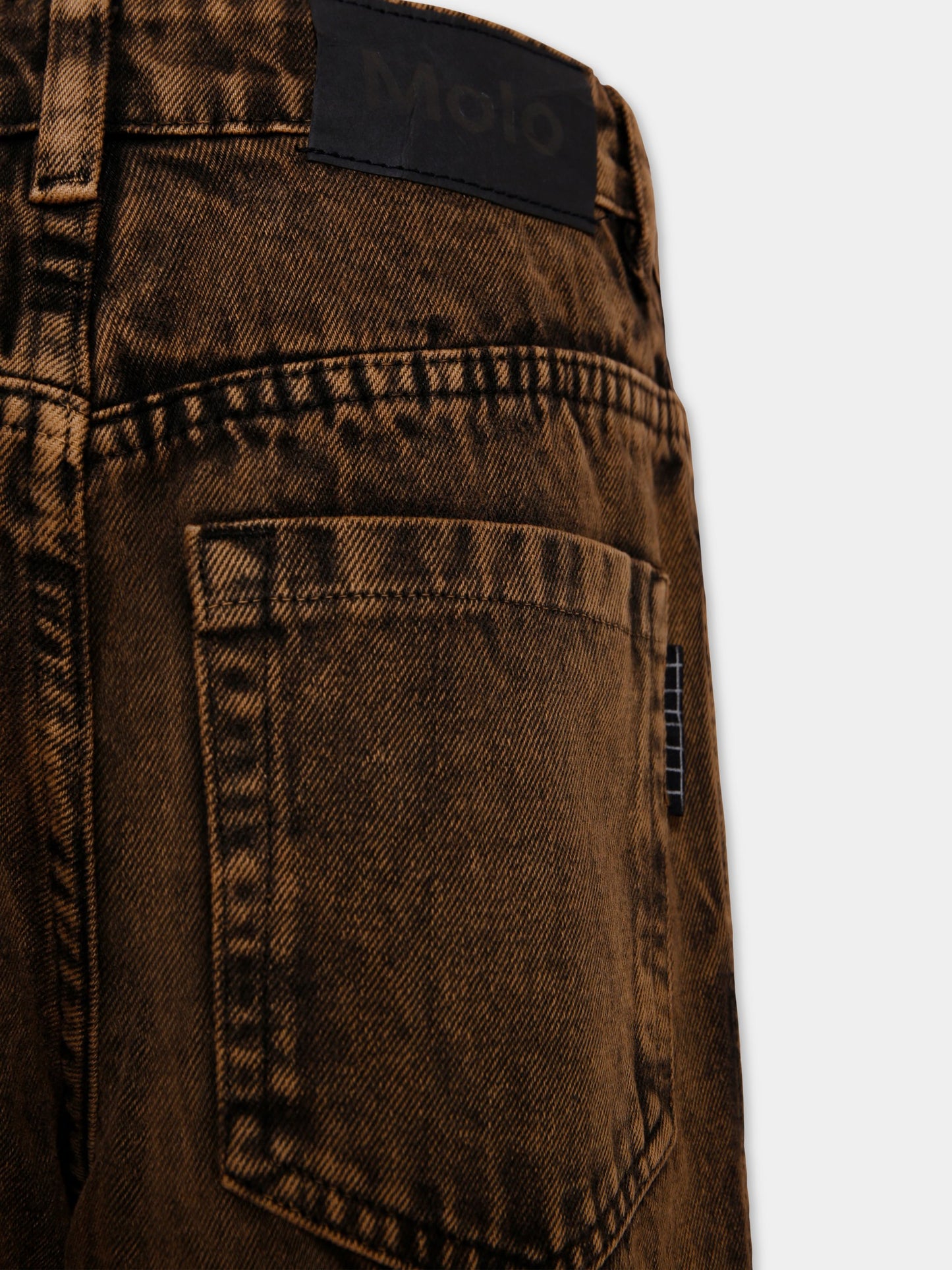 Jeans Aiden marroni per bambini,Molo,6W25I101 5561