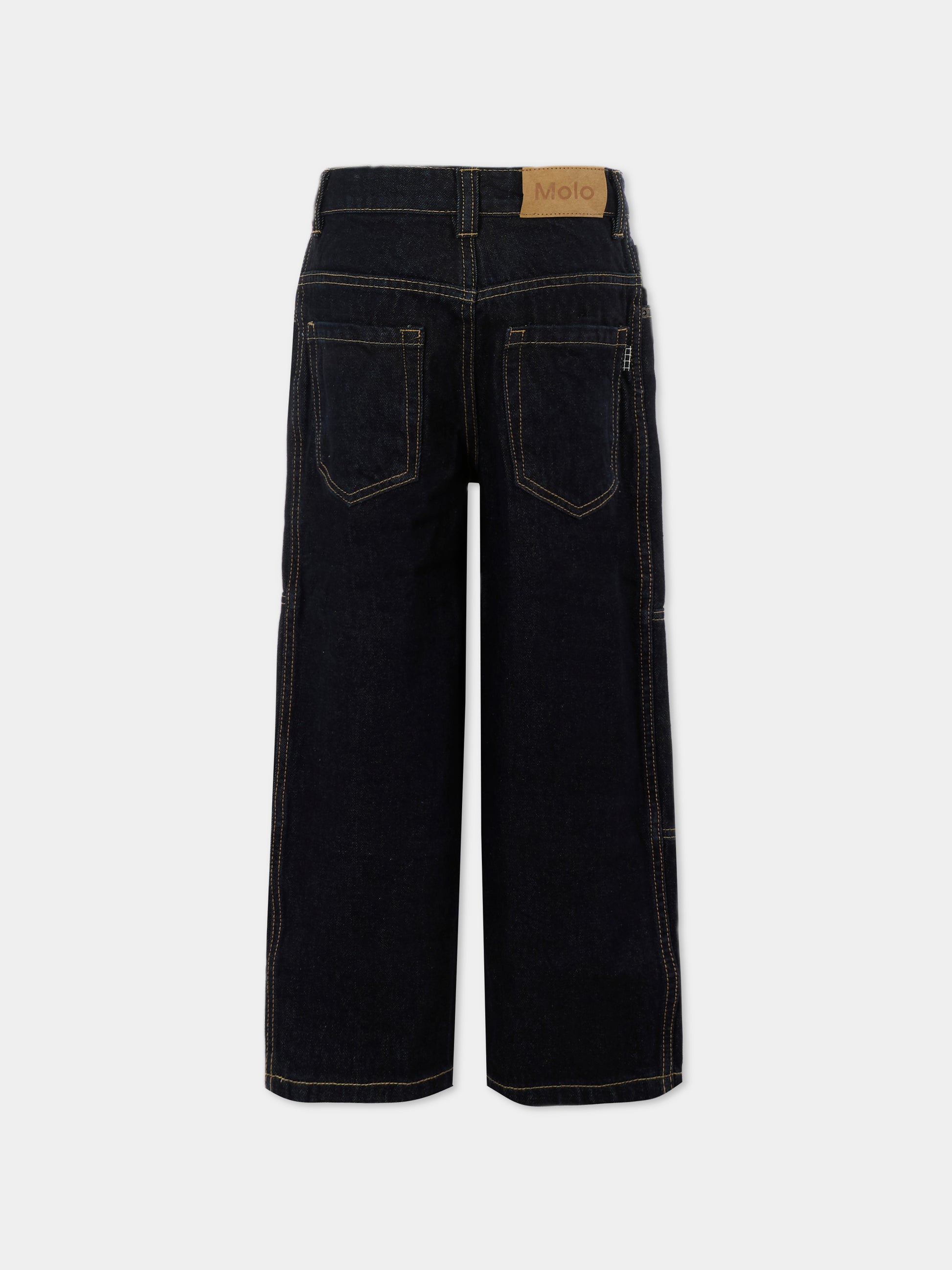 Jeans Askane blu per bambini,Molo,6W25I102 9396