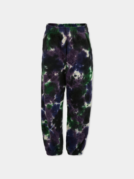 Pantaloni Adan multicolor per bambino con stampa tie dye,Molo,6W25I208 9434