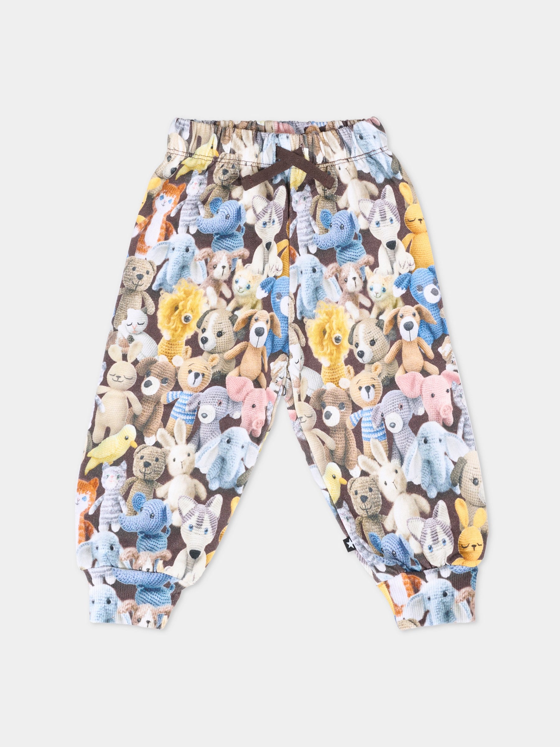 Pantaloni Simeon multicolor per neoanti con peluche,Molo,6W25I209 9423