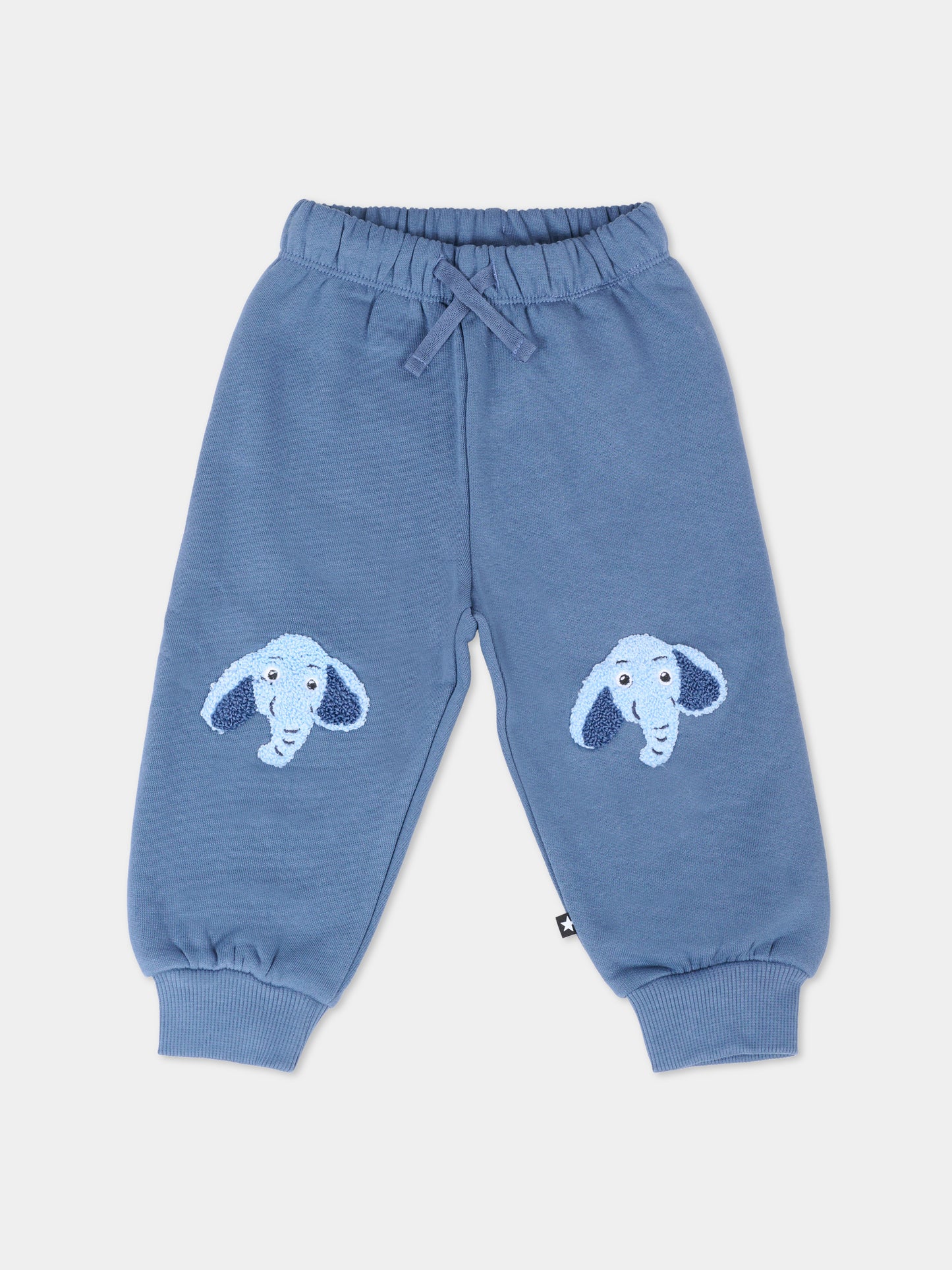 Pantaloni Simeon blu per neonato con elefante,Molo,6W25I215 9761