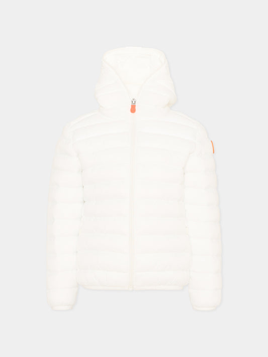 Piumino Lily bianco per bambina,Save The Duck Kids,J32310G GIGA19 00002