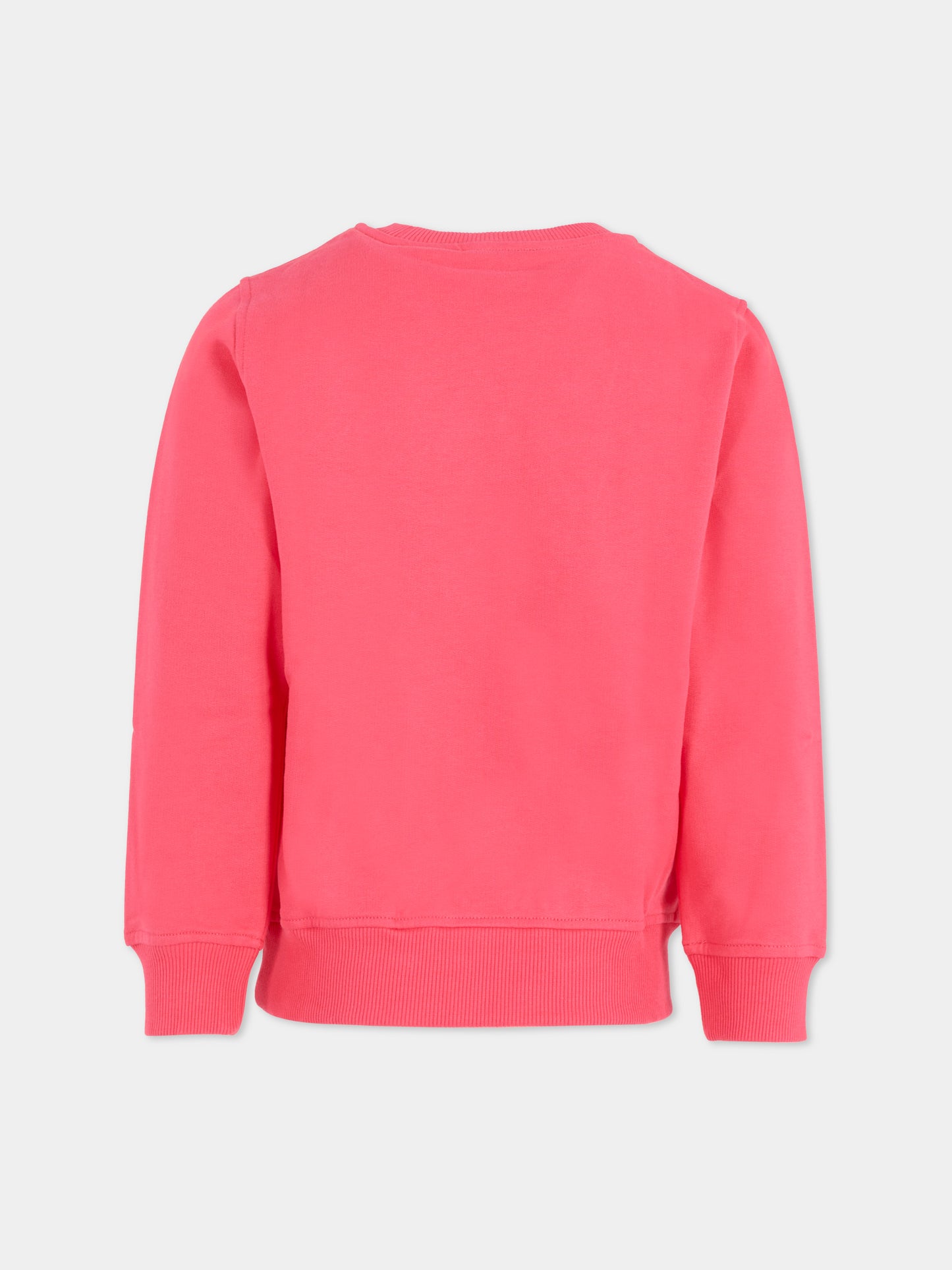 Felpa fucsia per bambina con Teddy Bear,Moschino Kids,HPF08V LCA83 50541