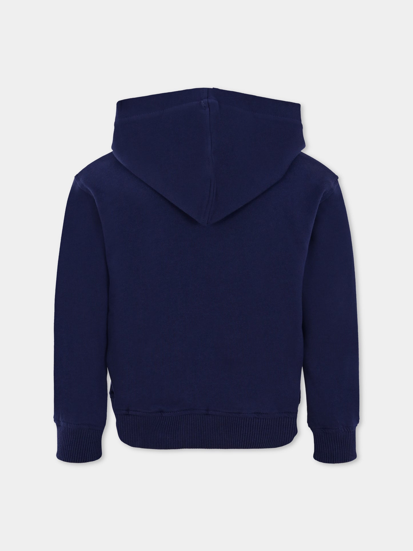 Felpa blu per bambini con Teddy Bear,Moschino Kids,HUF09F LCA40 40016