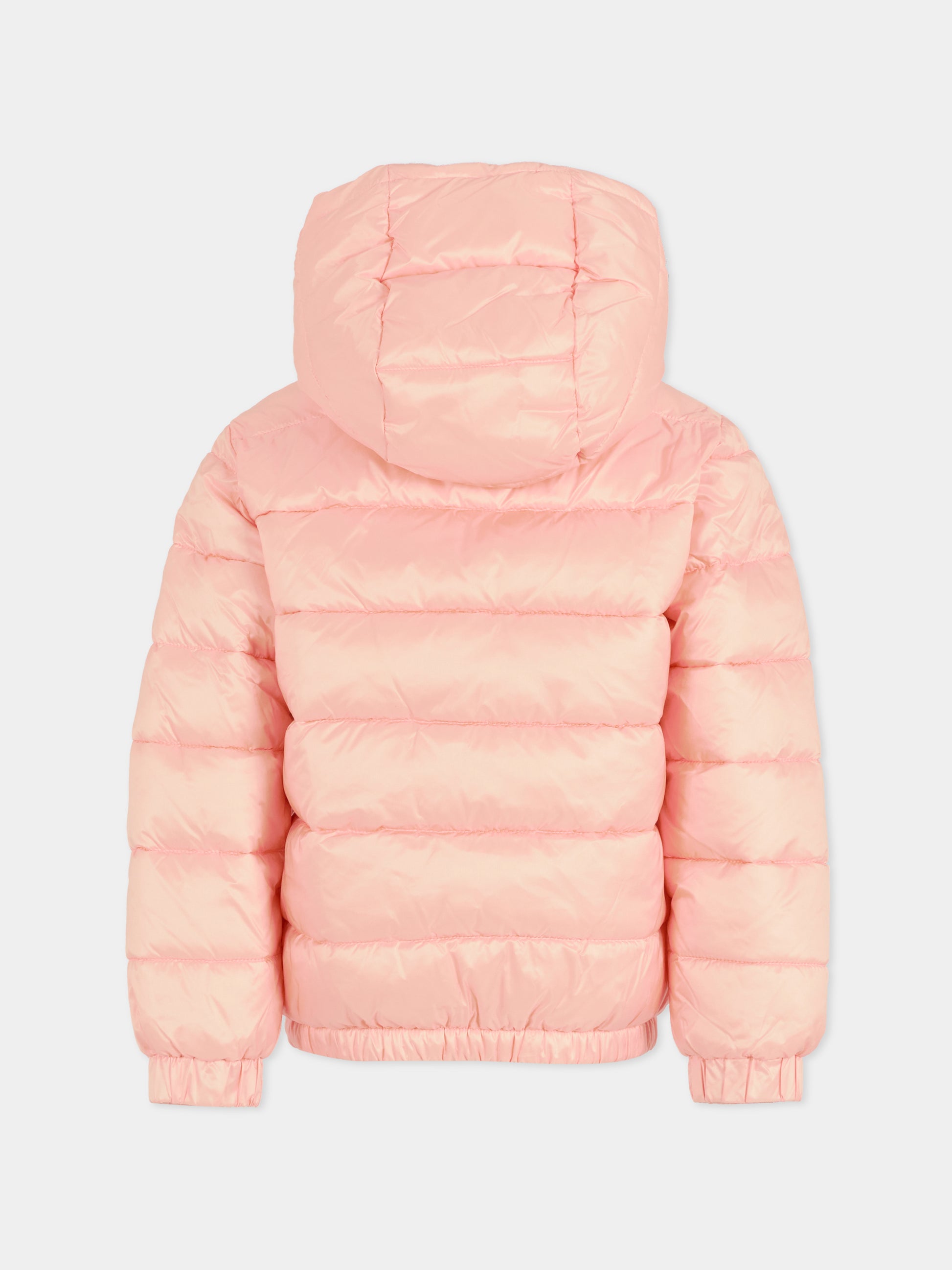 Piumino rosa per bambina con Teddy Bear,Moschino Kids,HUS05F L3A32 50209