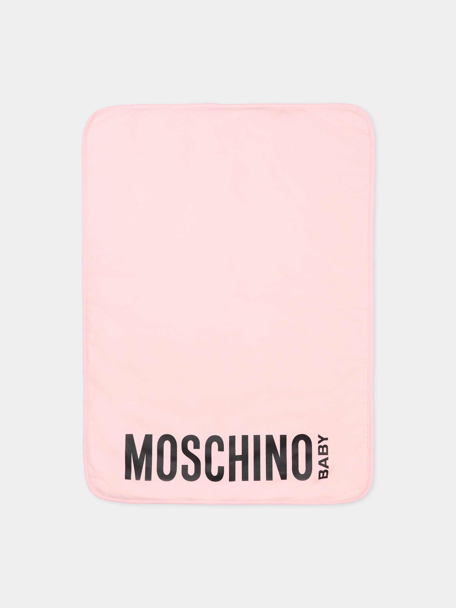 Borsa mamma rosa per neonata con Teddy Bear,Moschino Kids,MMX04K L3A89 50209