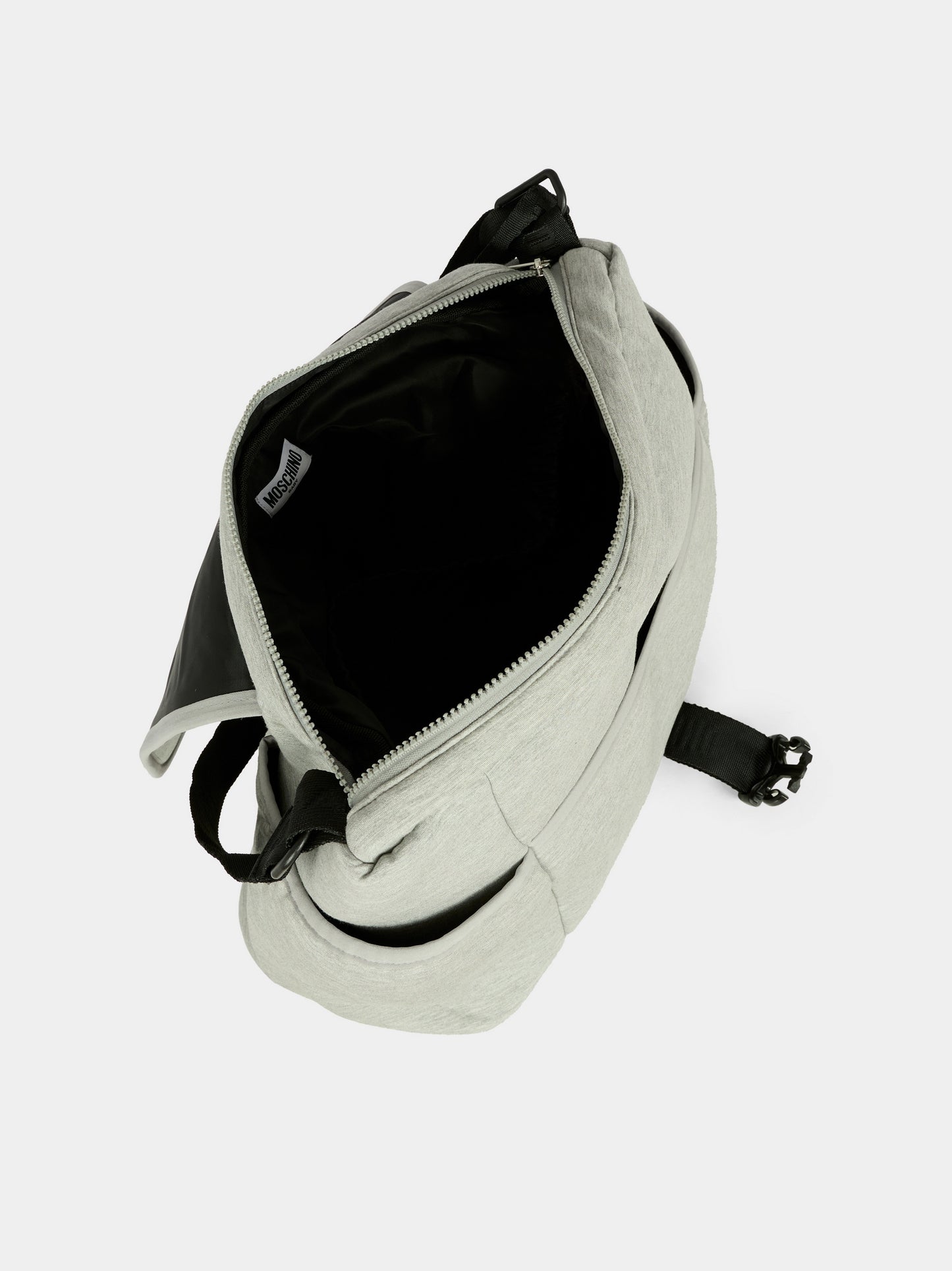 Borsa mamma grigia per neonati con Teddy Bear,Moschino Kids,MUX05N LDA32 60901