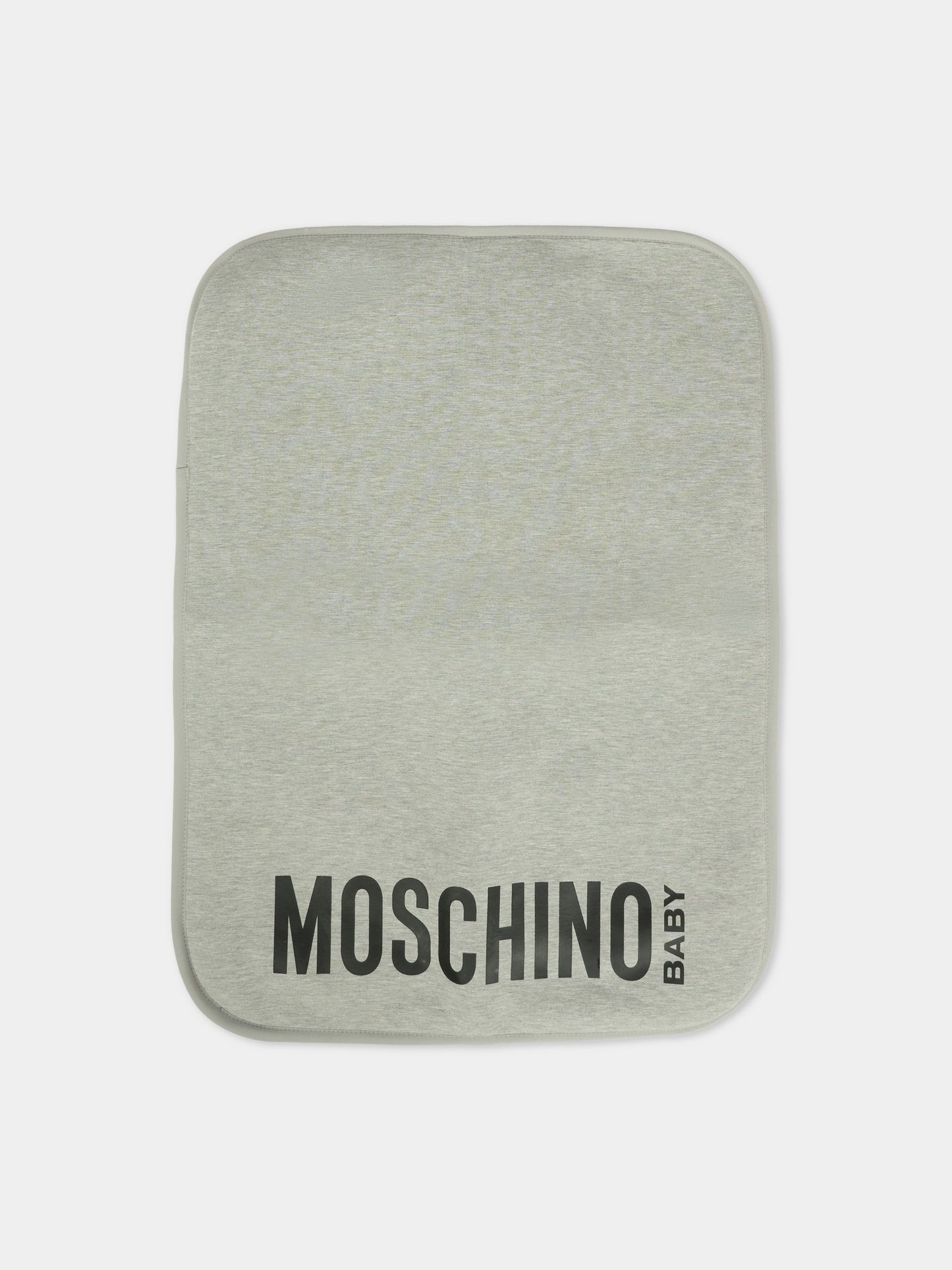 Borsa mamma grigia per neonati con Teddy Bear,Moschino Kids,MUX05N LDA32 60901