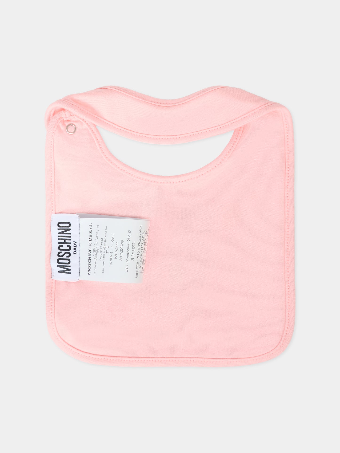 Set accessori rosa per neonata con Teddy Bear,Moschino Kids,MUY08K LCA40 50209