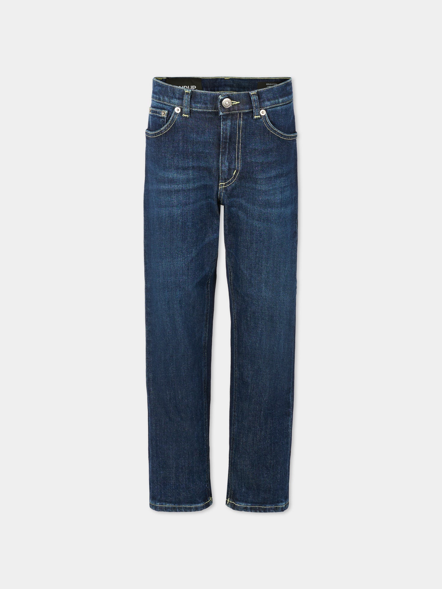 Jeans blu per bambino con logo,Dondup Kids,DMPA157 C DS056 4000