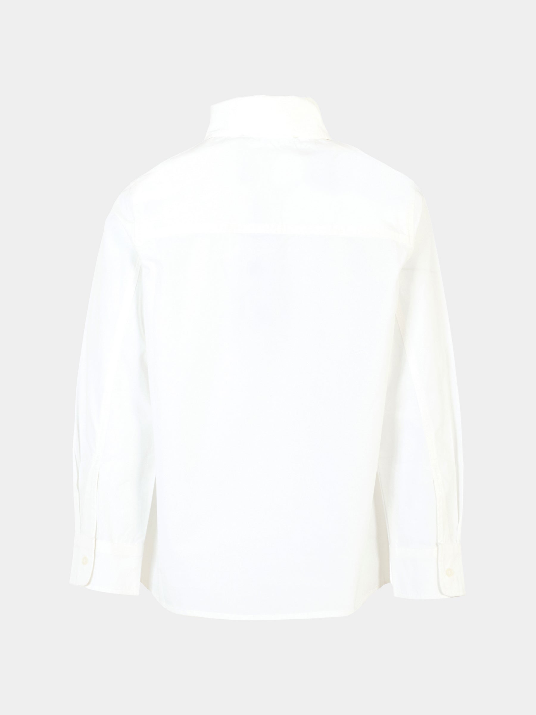 Camicia bianca per bambino con logo,Karl Lagerfeld Kids,Z30626 10P