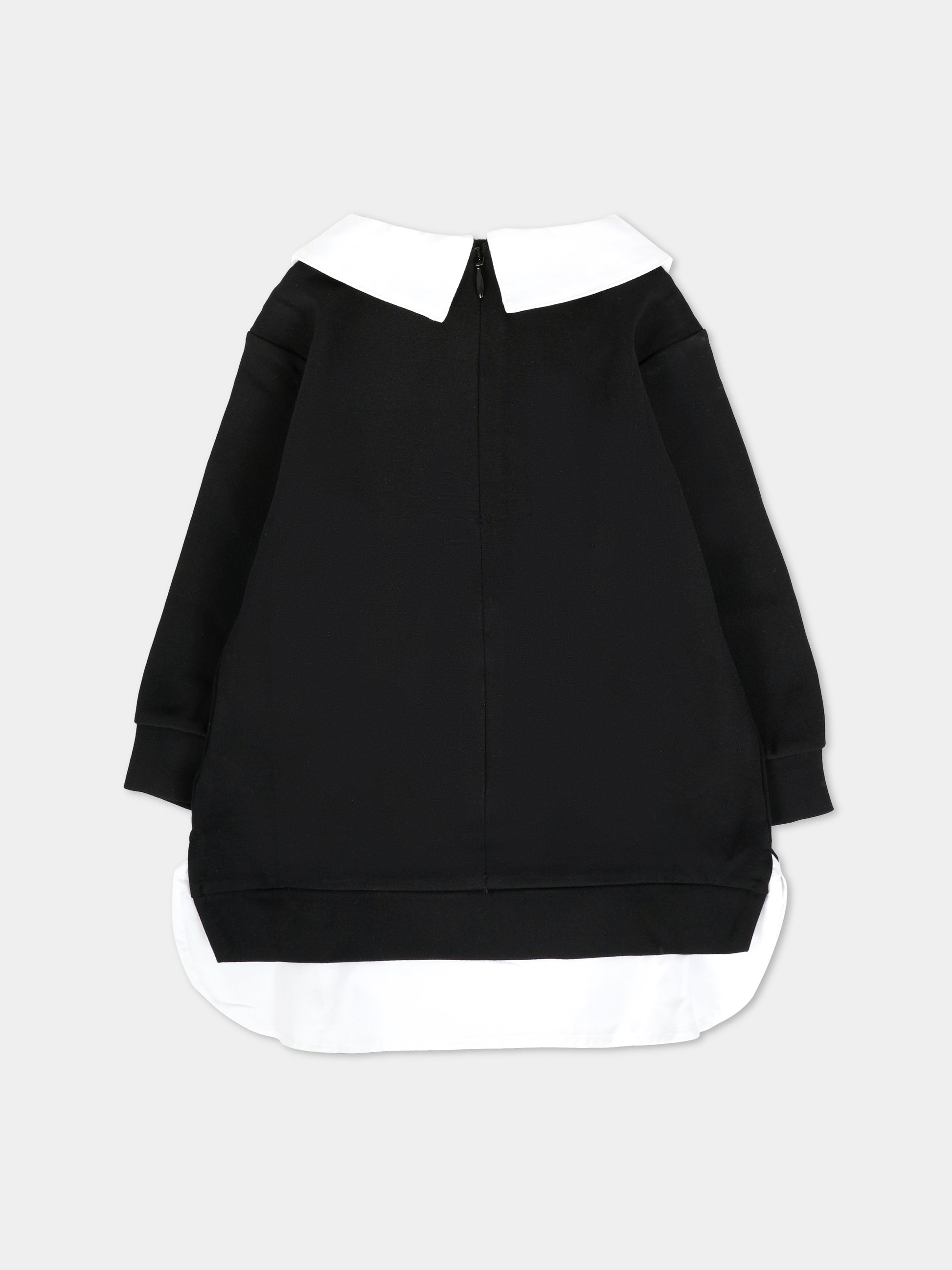 Vestito nero per neonata con Choupette,Karl Lagerfeld Kids,Z30653 M41