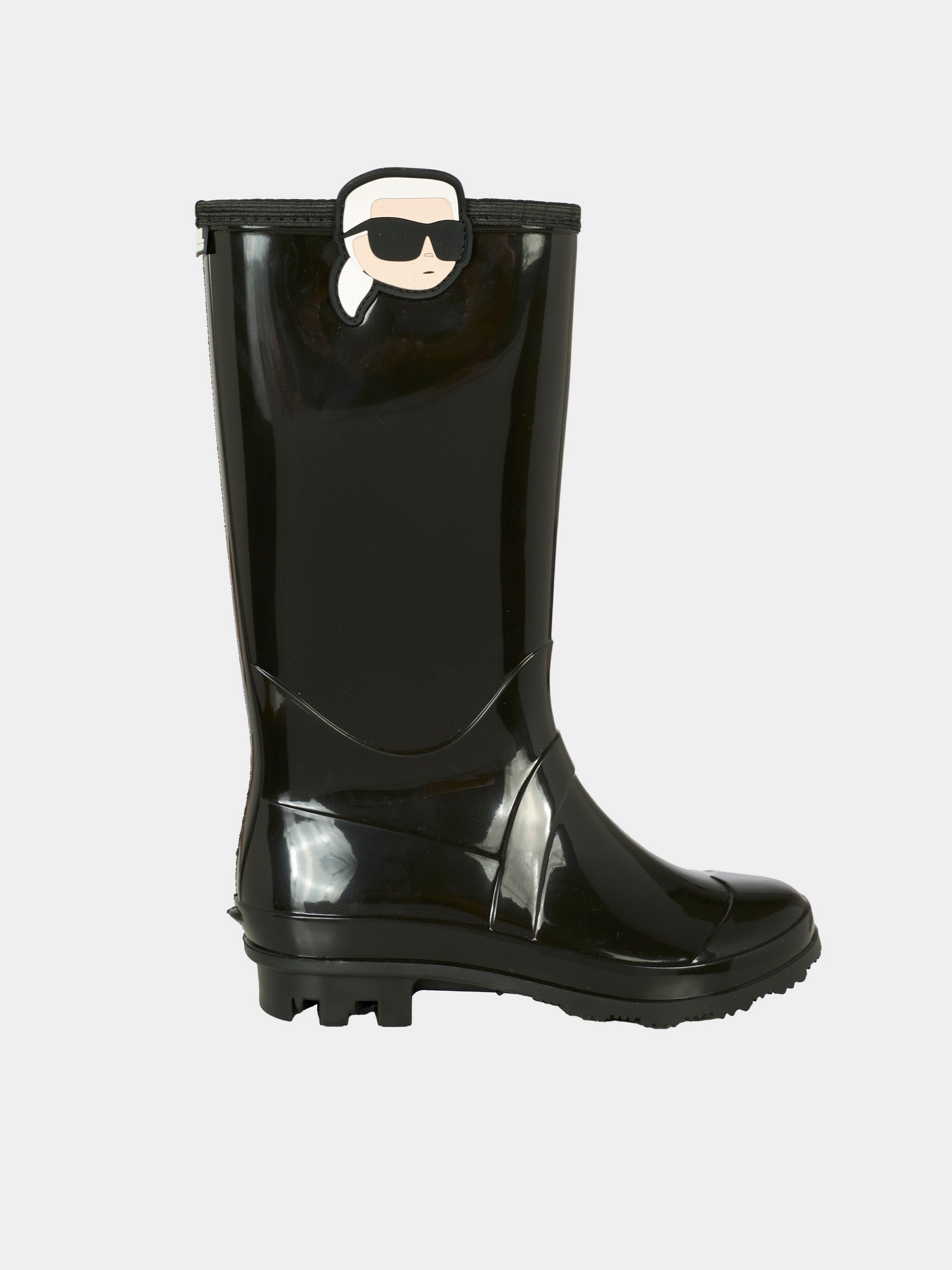 Stivali da pioggia neri per bambina con Karl,Karl Lagerfeld Kids,Z30985 09B