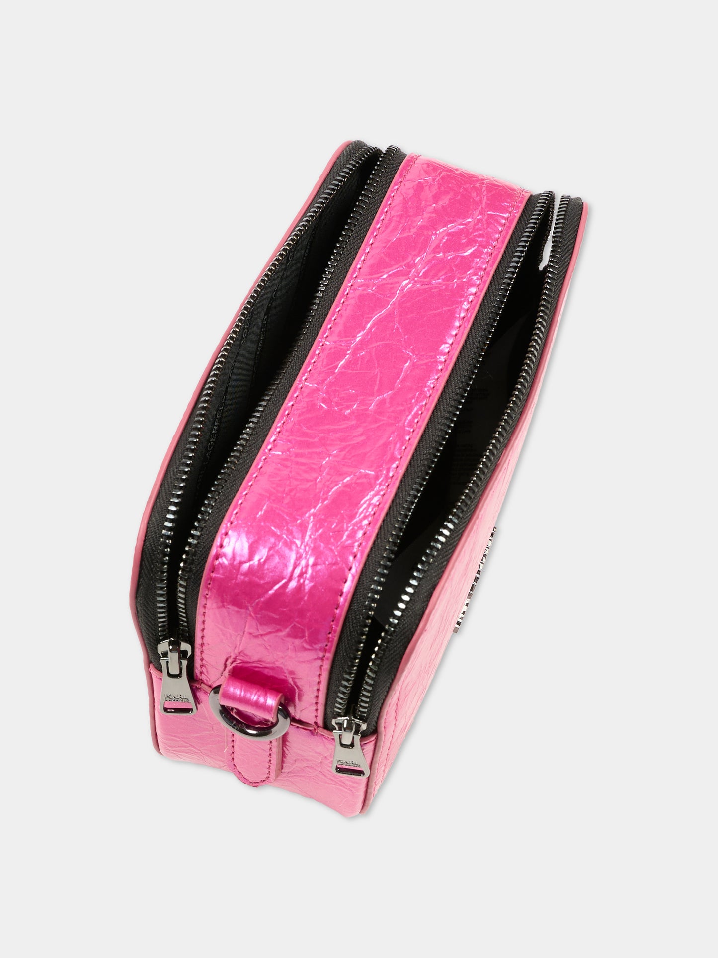 Borsa rosa per bambina con Choupette e Karl Lagerfeld,Karl Lagerfeld Kids,Z31019 469