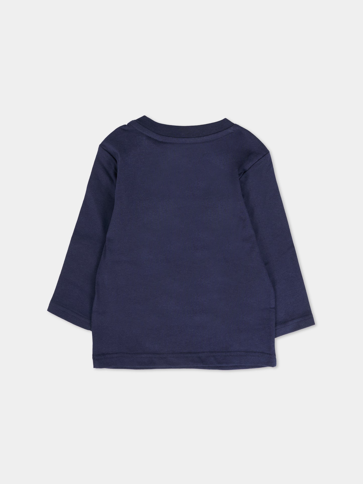 T-shirt blu per neonato con logo,Timberland,T60588 85T