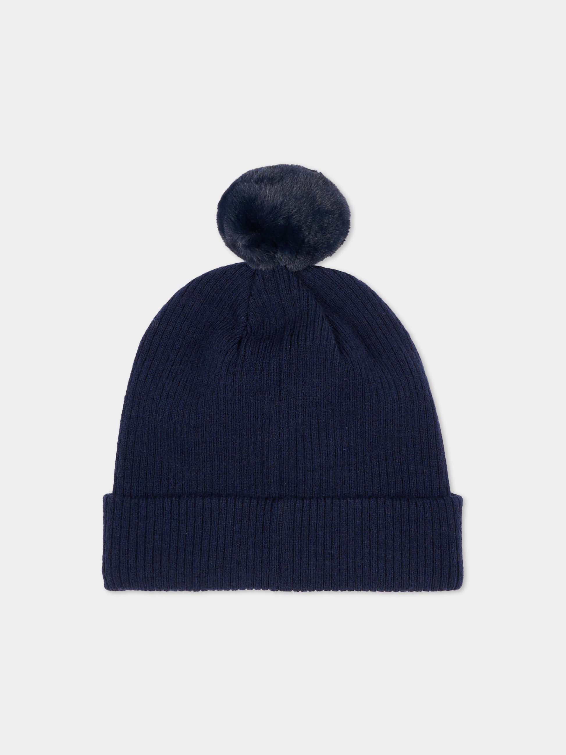 Berretto blu per neonato con logo,Timberland,T60739 85T