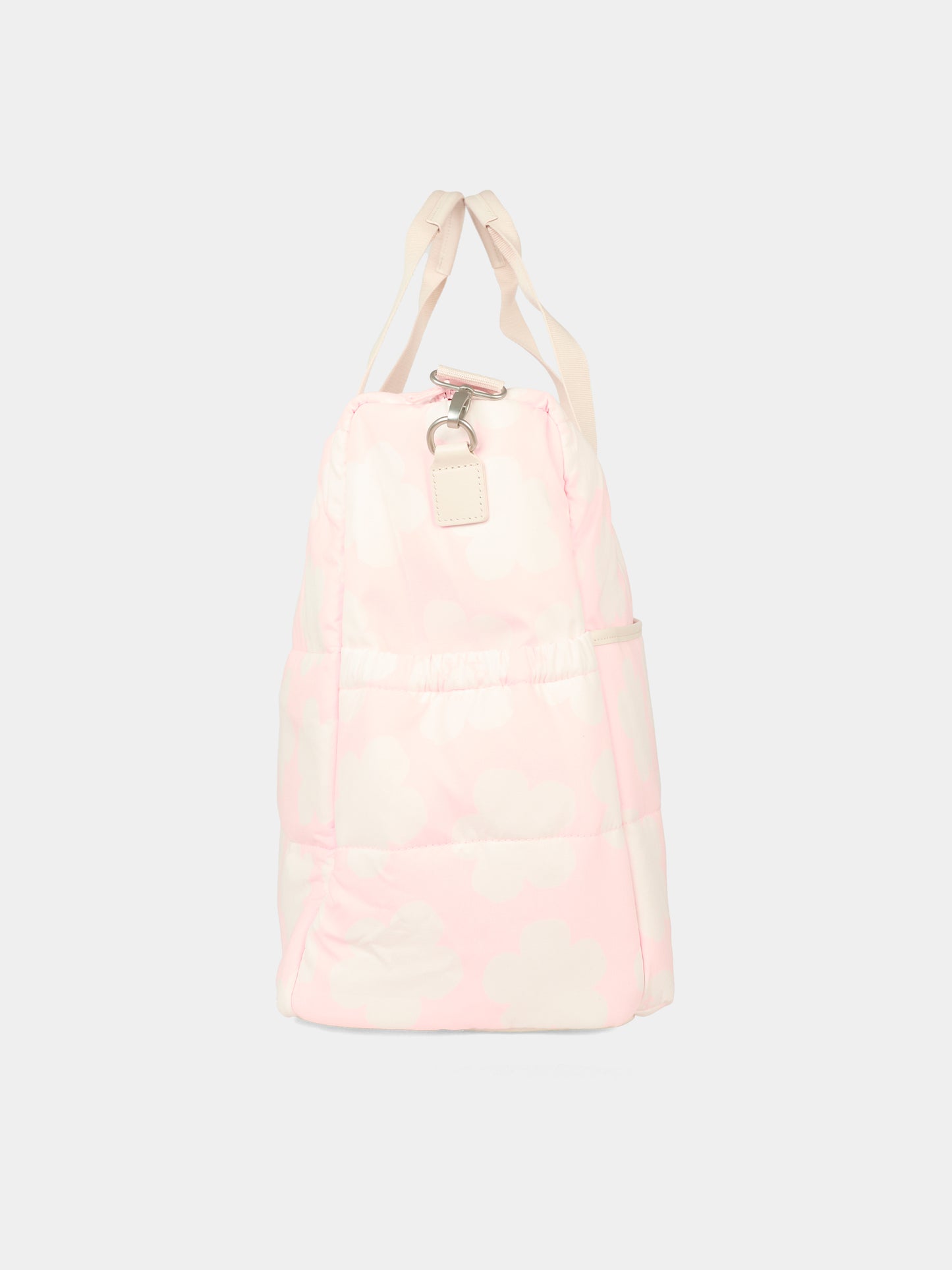 Borsa mamma rosa per neonata con fiori,Kenzo Kids,K61210 46T
