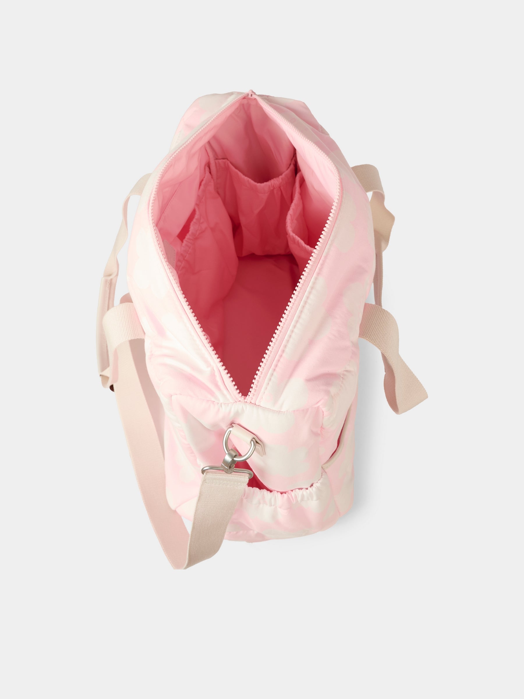 Borsa mamma rosa per neonata con fiori,Kenzo Kids,K61210 46T