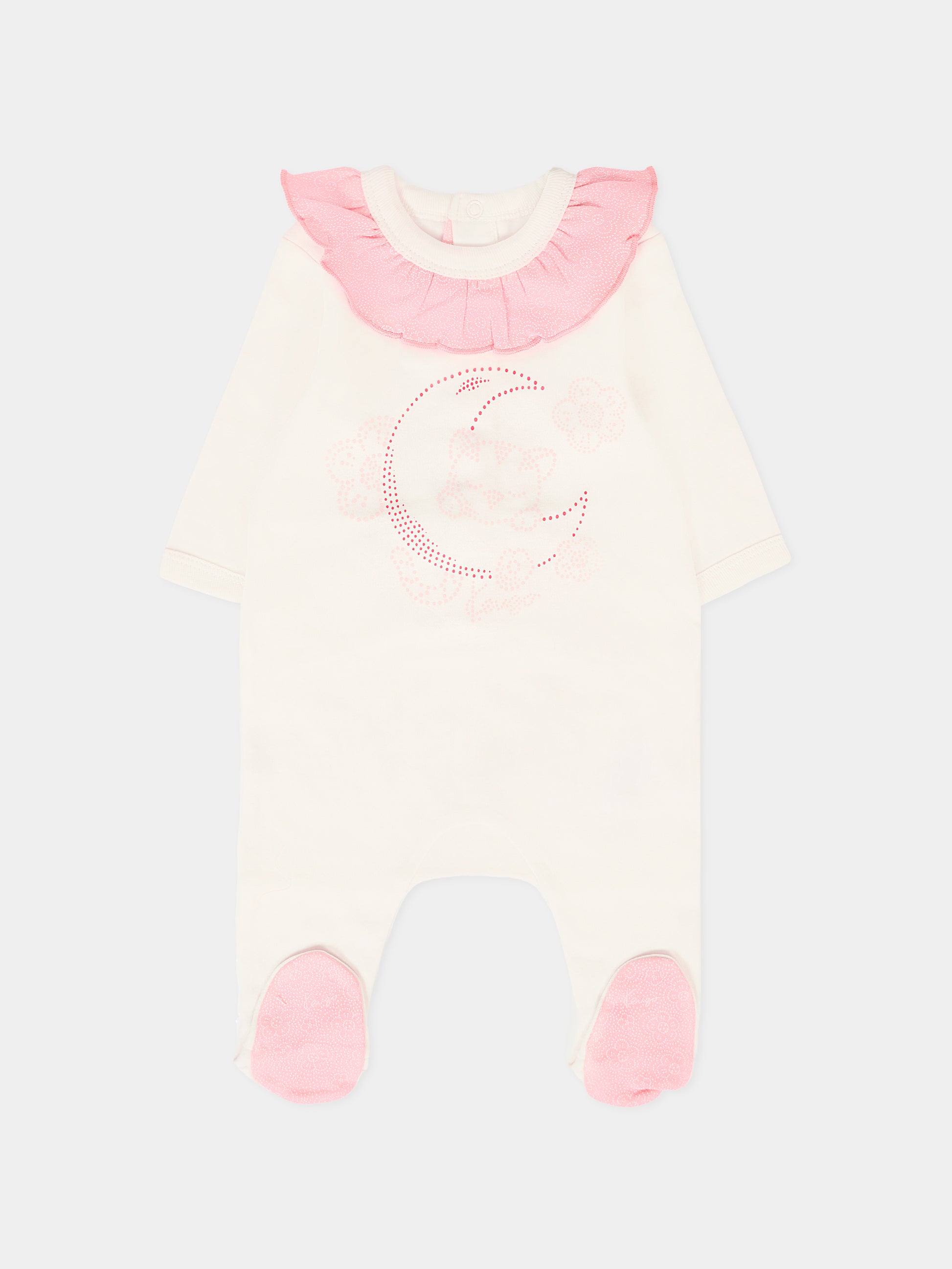 Tutina rosa per neonata con tigre,Kenzo Kids,K61238 47R