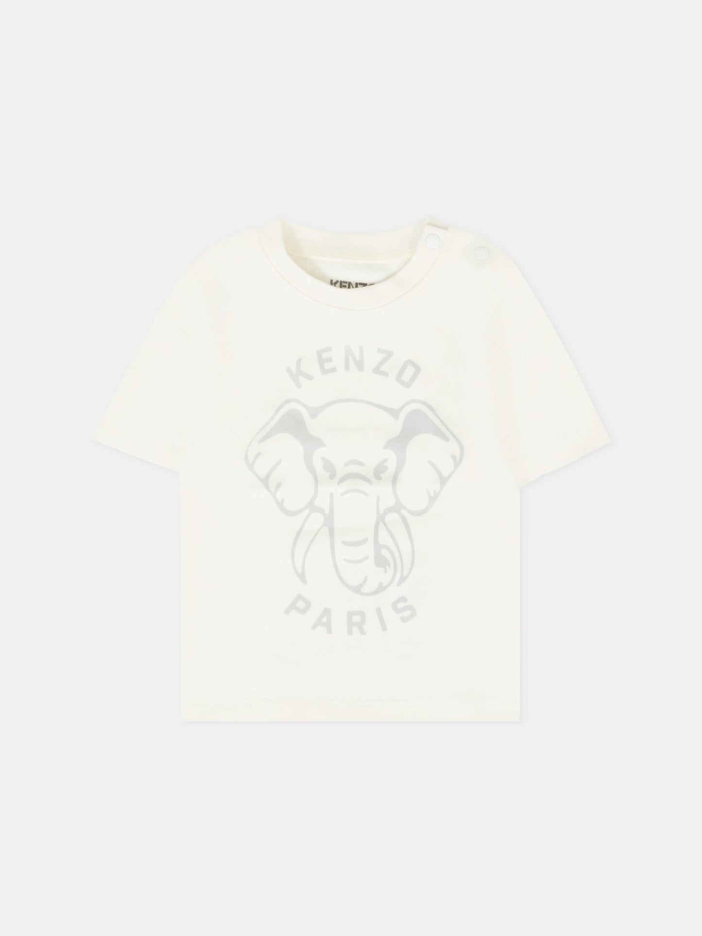 Completo blu per neonato con elefante,Kenzo Kids,K61252 77A