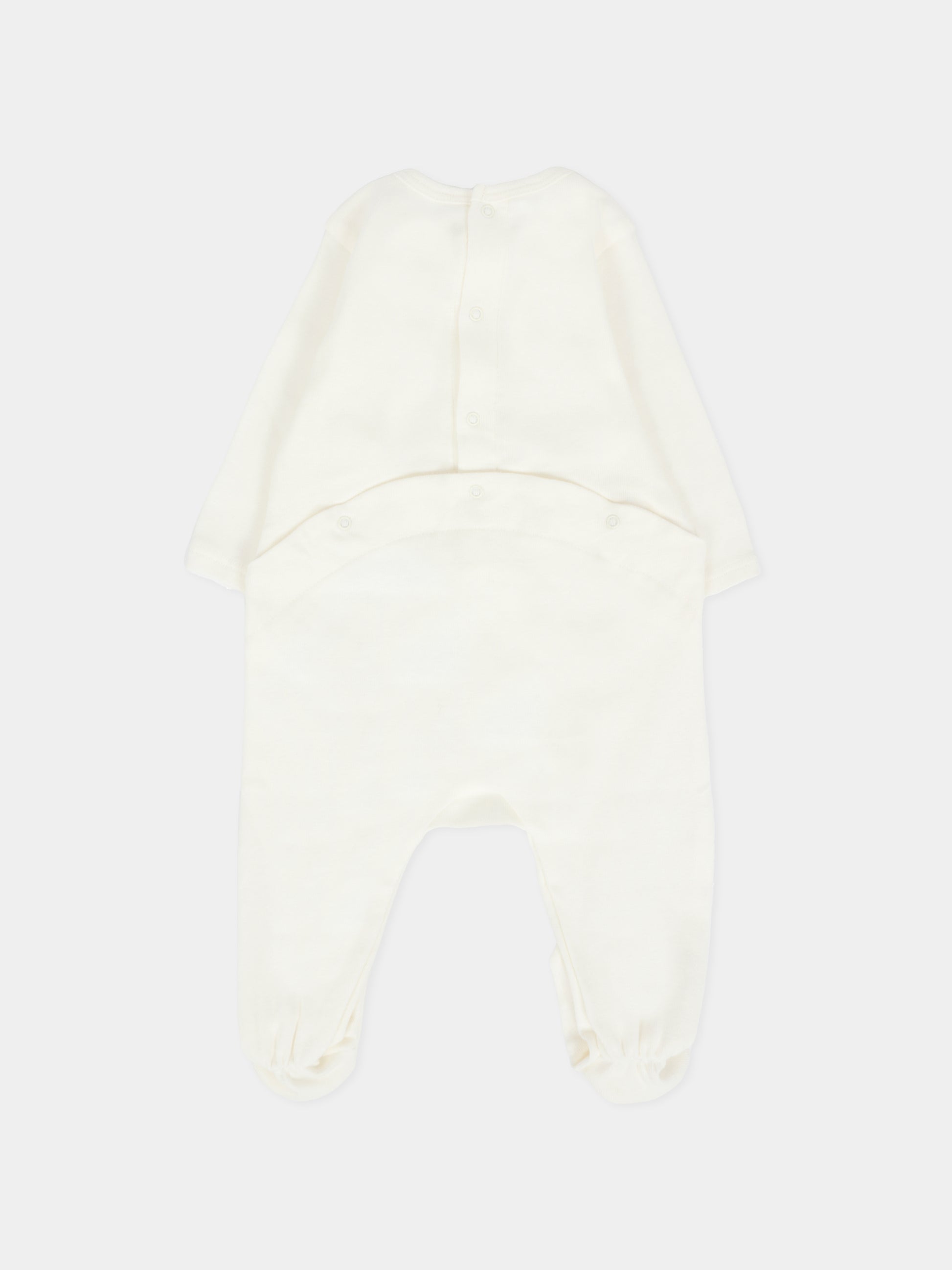 Set tutine bianco per neonata con logo,Chloé Kids,C20775 N02