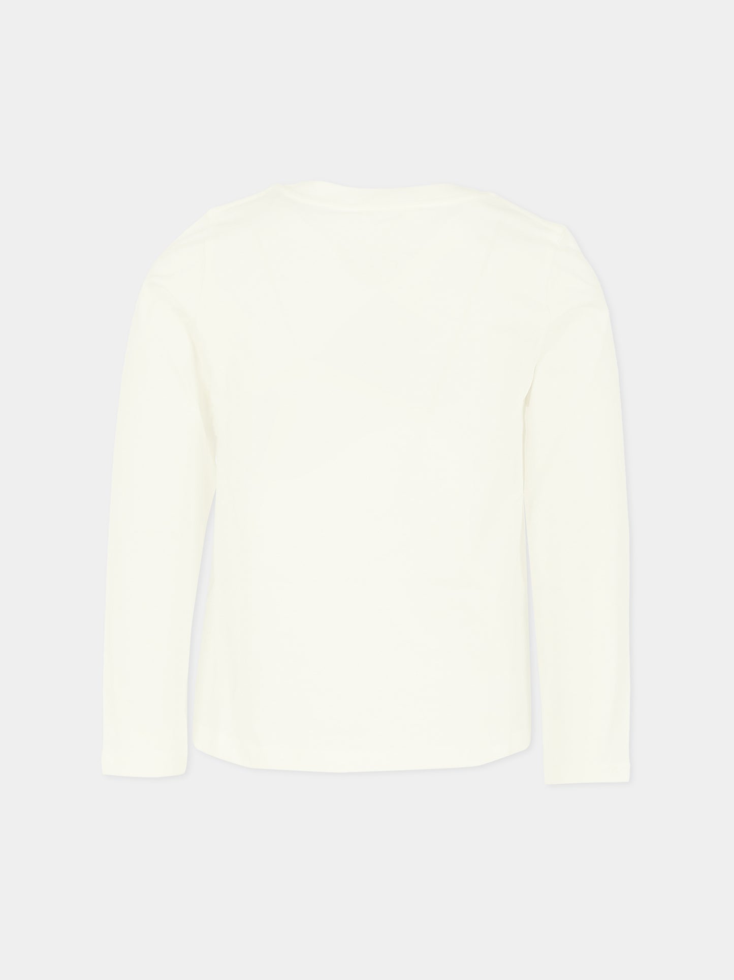 T-shirt bianca per bambina con logo,Chloé Kids,C20650 117