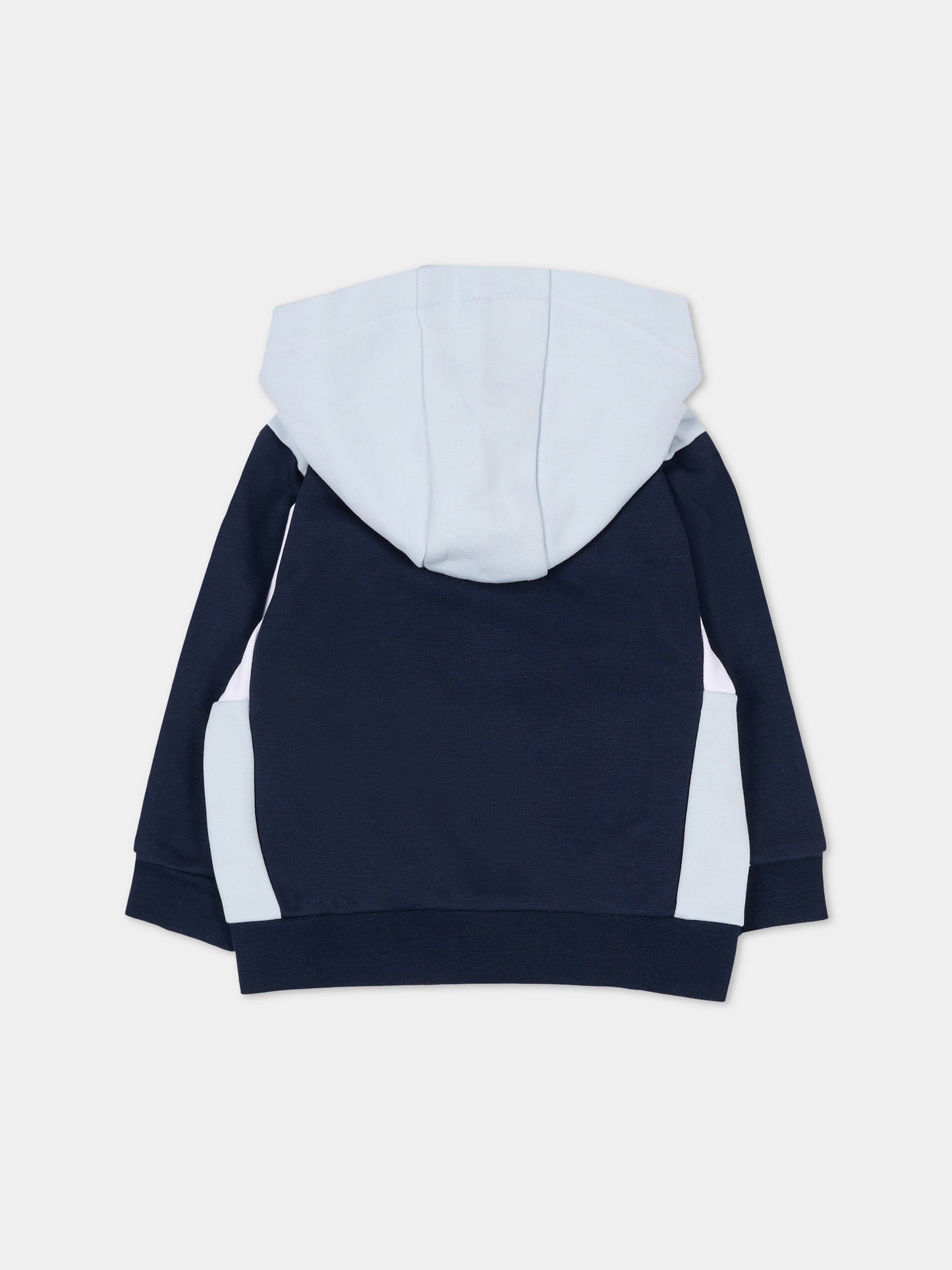 Felpa blu per neonato con logo,Boss,J52447 849