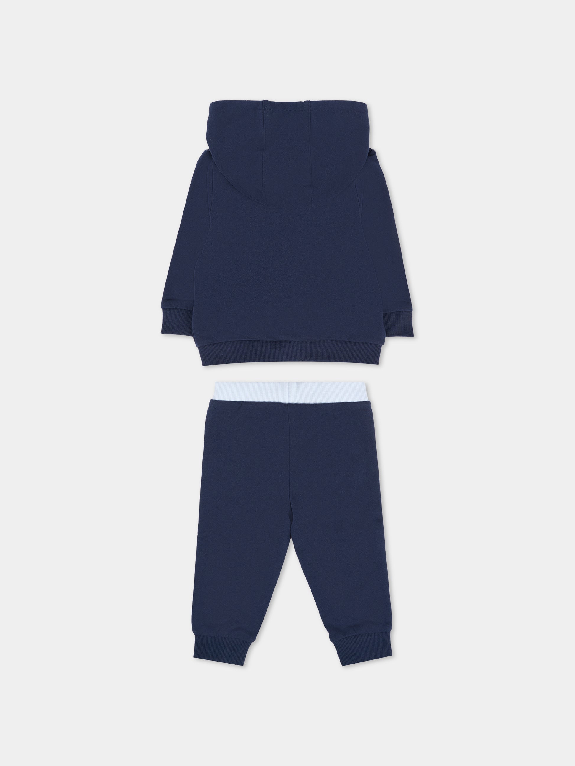 Completo blu per neonato con logo,Boss,J52527 849