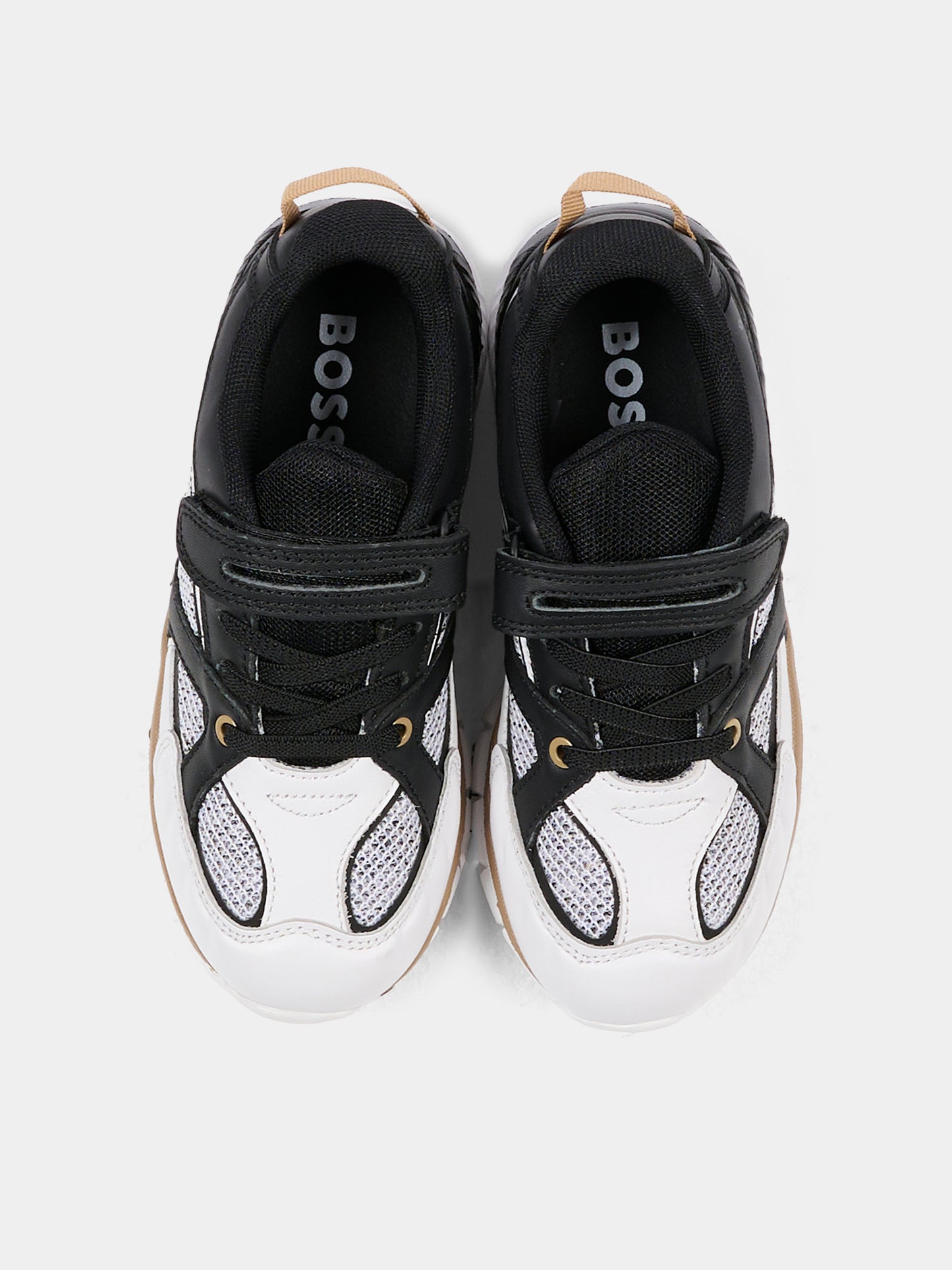 Sneakers nere per bambino con logo,Boss,J52578 N50