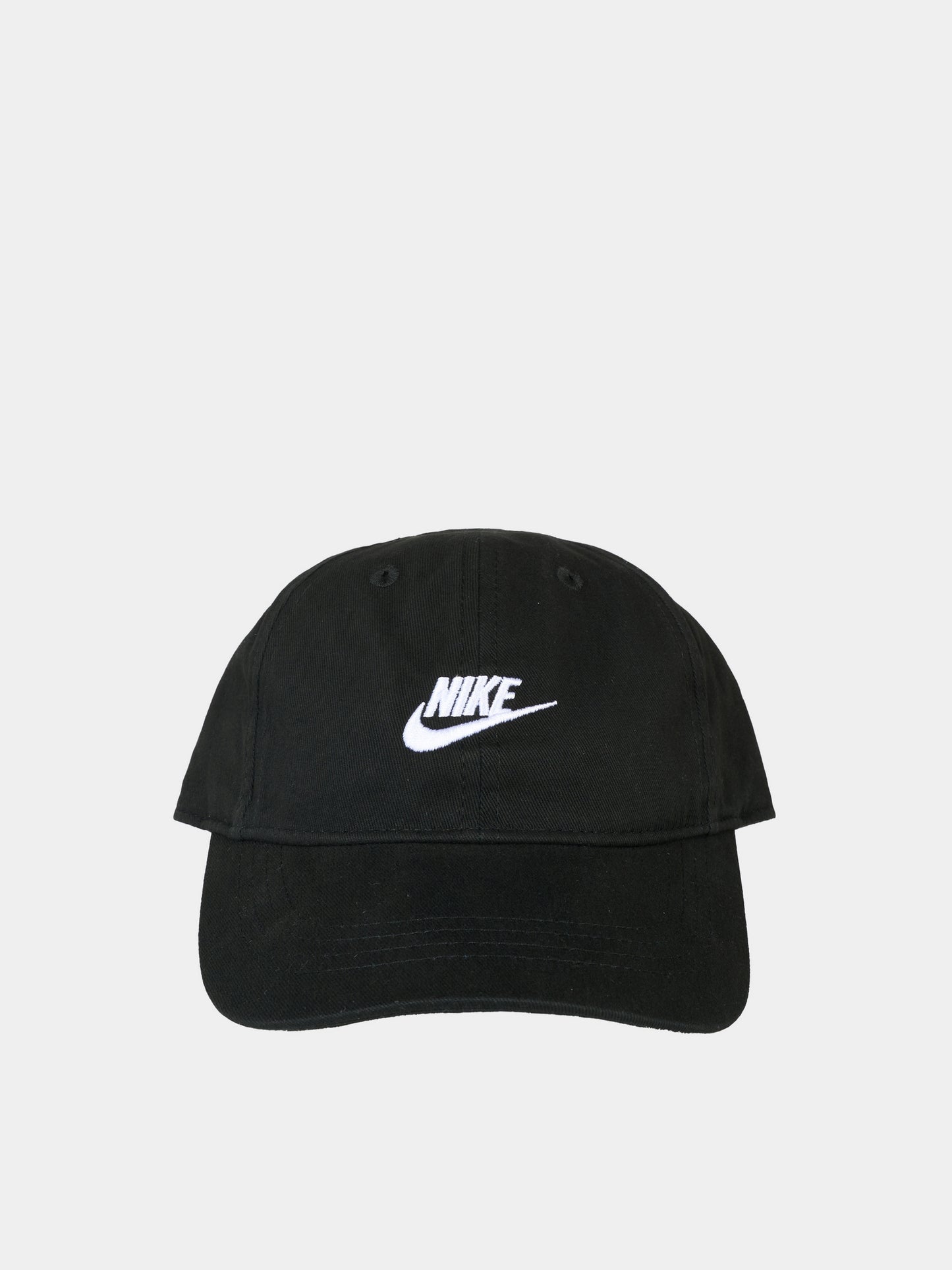 Cappello nero per bambini con logo bianco,Nike,8A2902 023