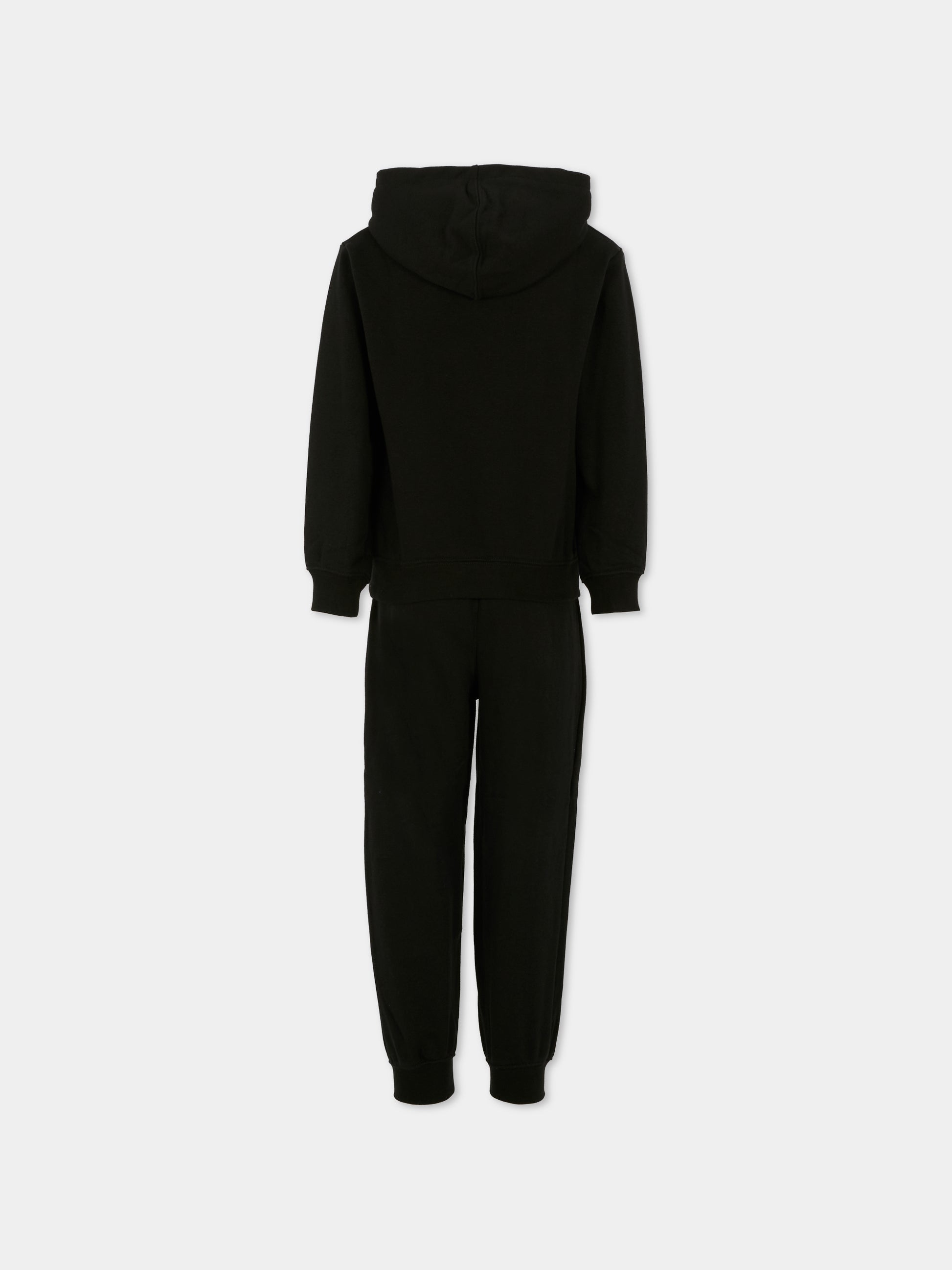 Completo nero per bambino con jumpman,Jordan,85F123 023