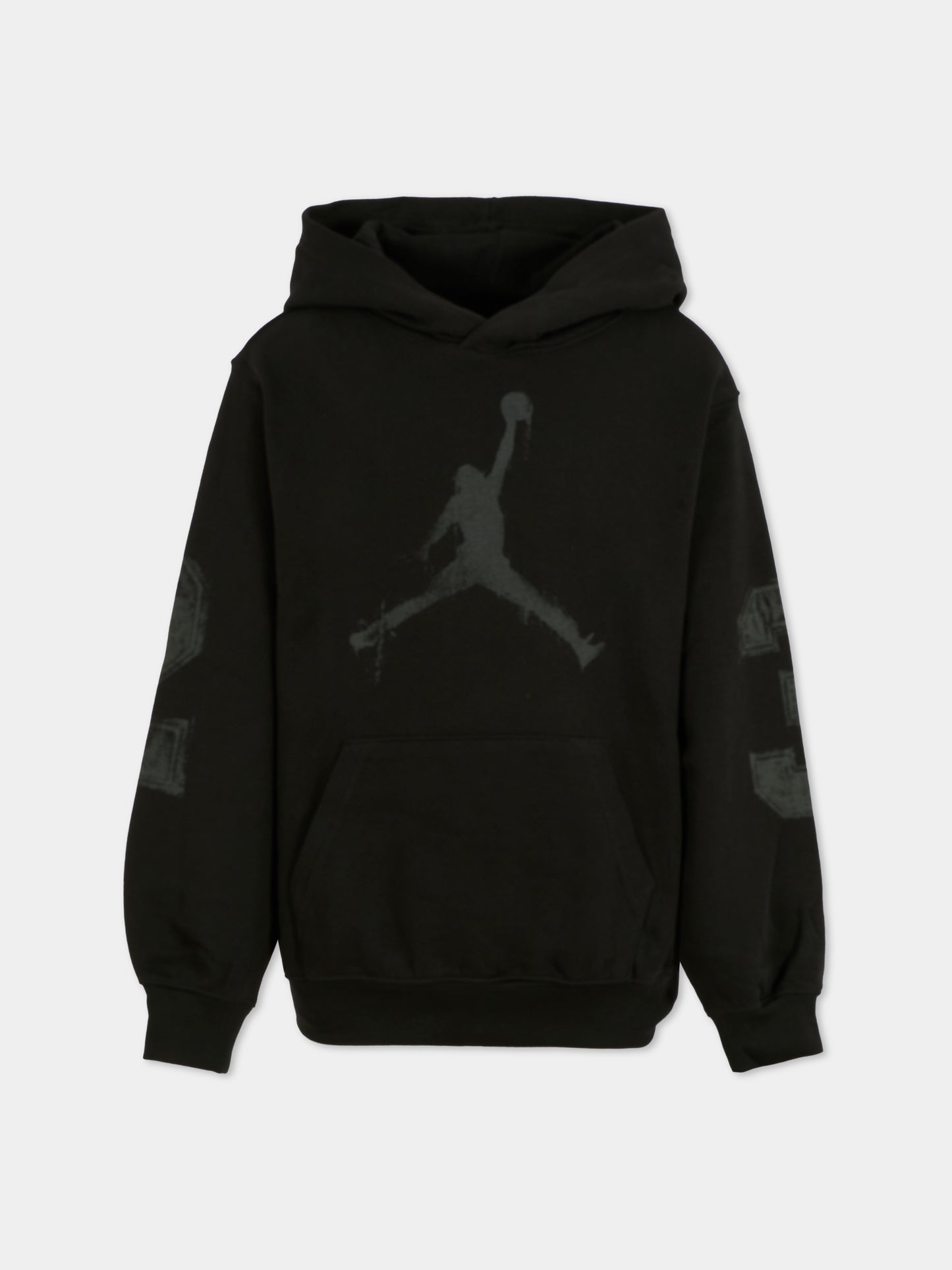Felpa nera per bambino con jumpman,Jordan,95F099 023