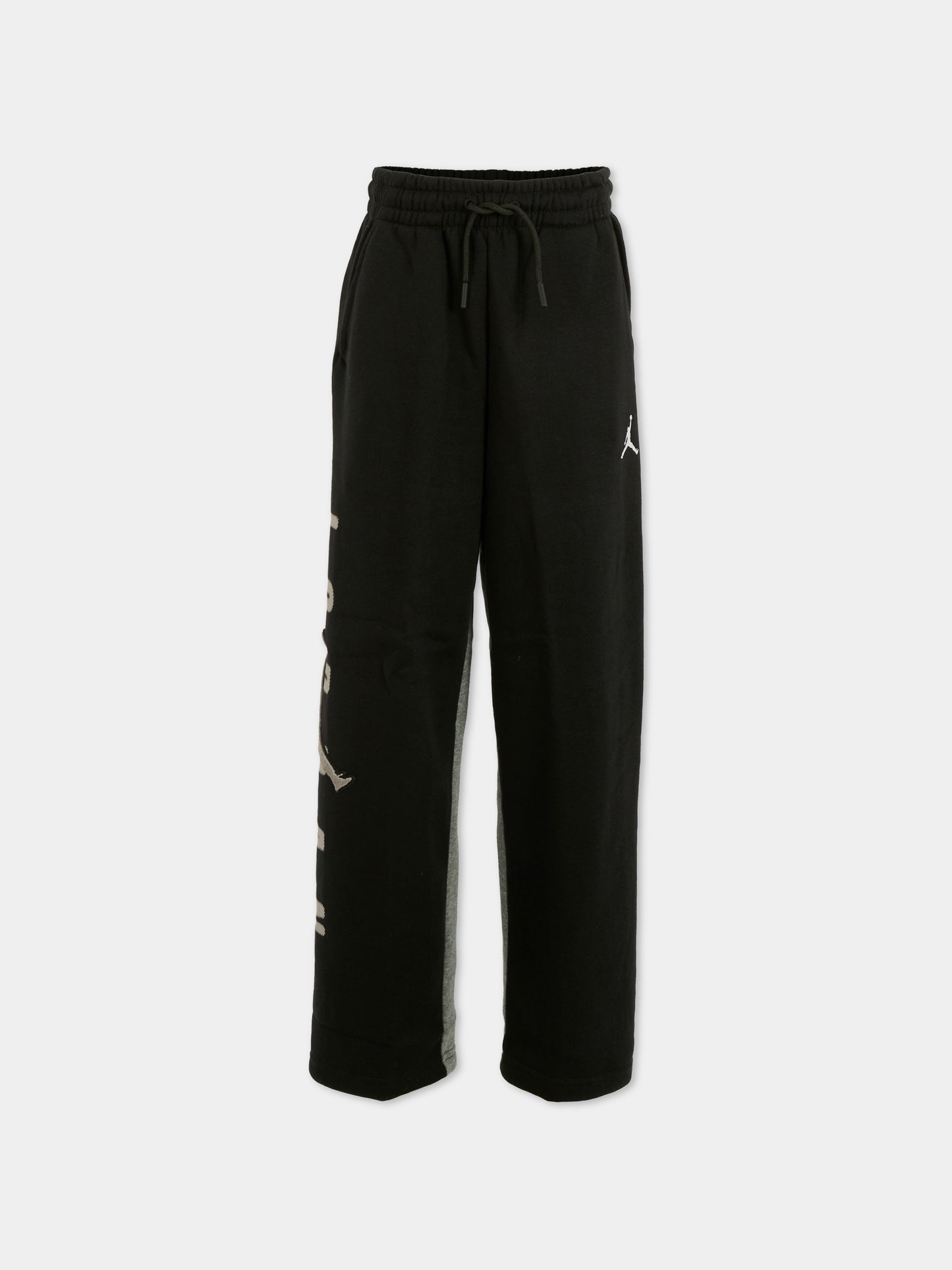 Pantaloni neri per bambino con logo e jumpman,Jordan,95F220 023