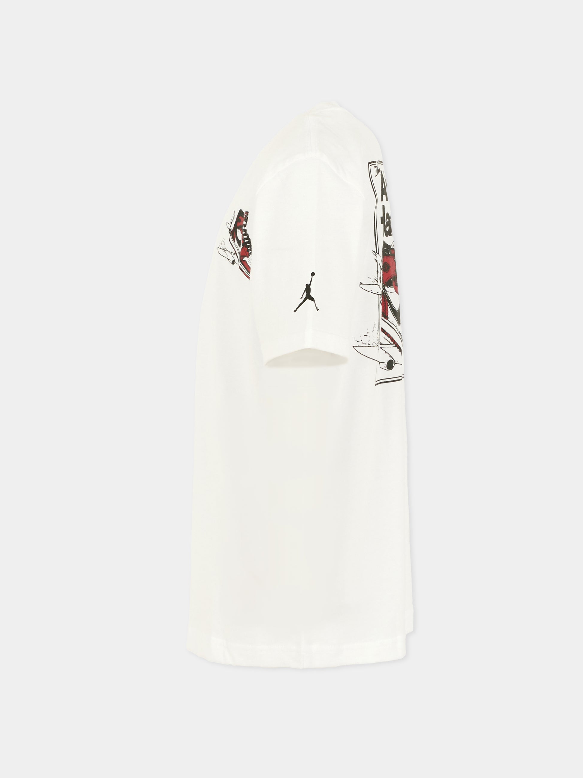 T-shirt bianca per bambino con sneakers,Jordan,95F279 001