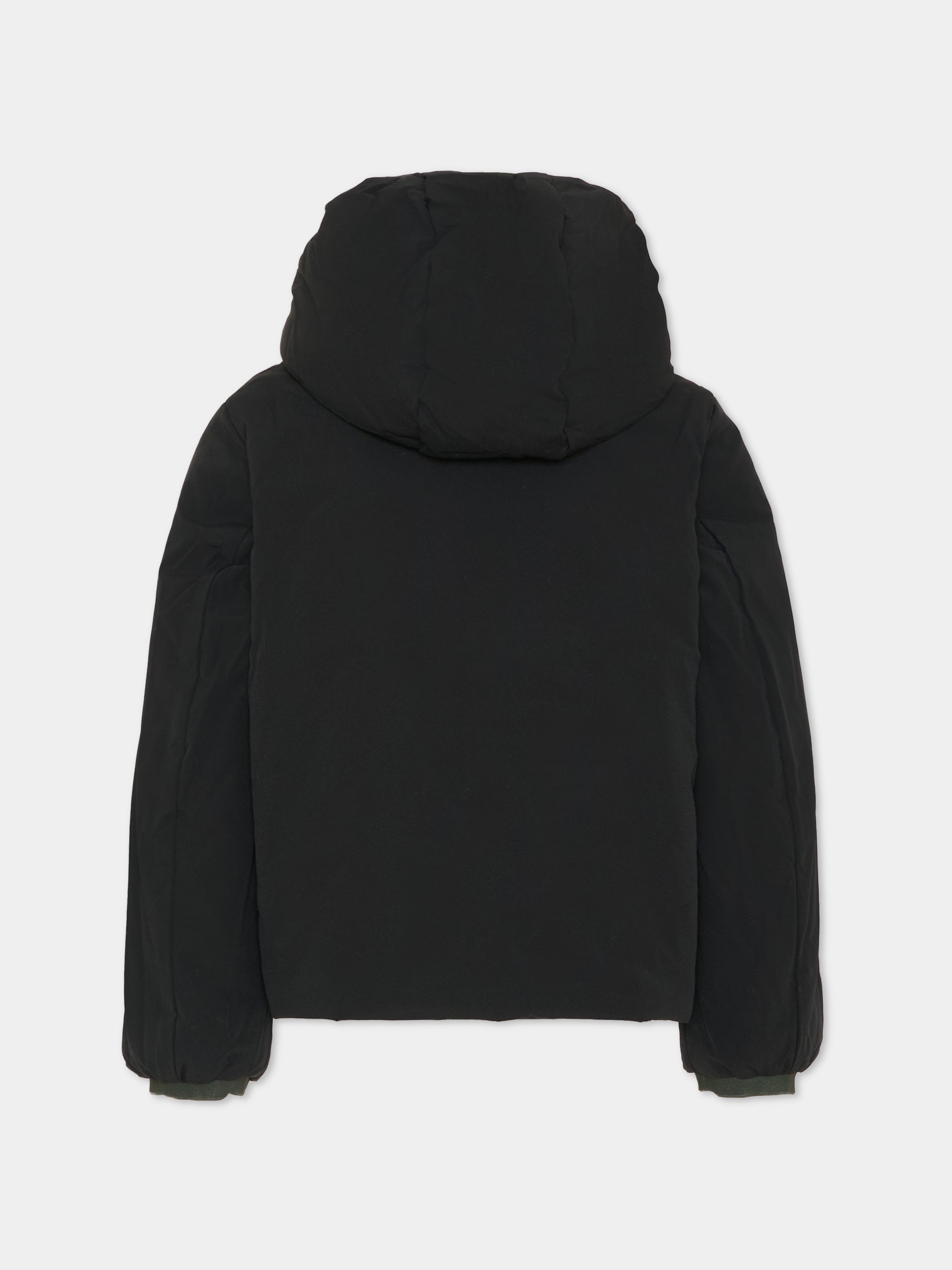 Piumino reversibile Jack St Warm verde per bambino con logo,K-way,K71337W AGQ