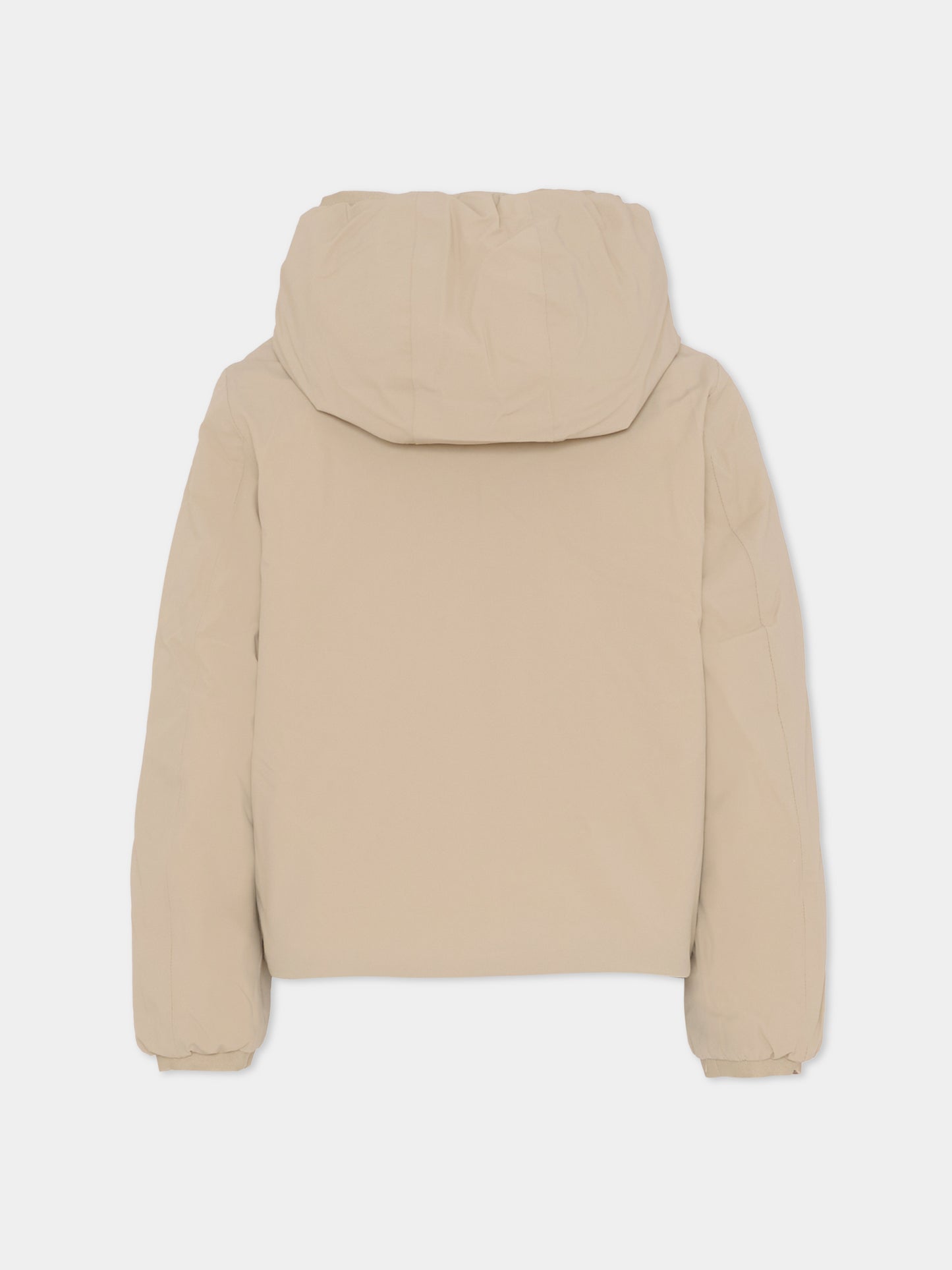 Piumino reversibile P. Jack St Warm beige per bambino con logo,K-way,K71337W B2A