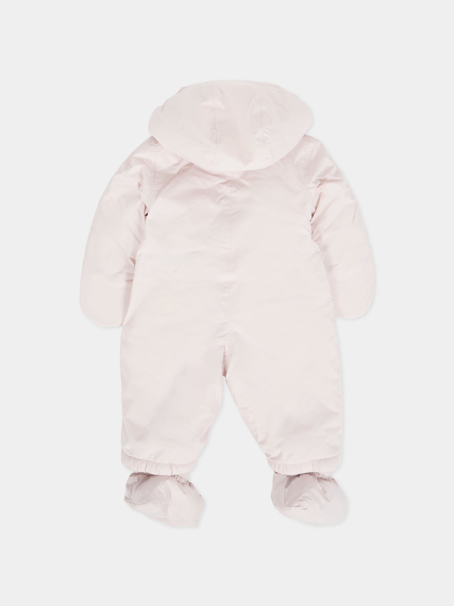 Piumino rosa Snotty Orsetto per neonata con logo,K-way,K8134PW W7G