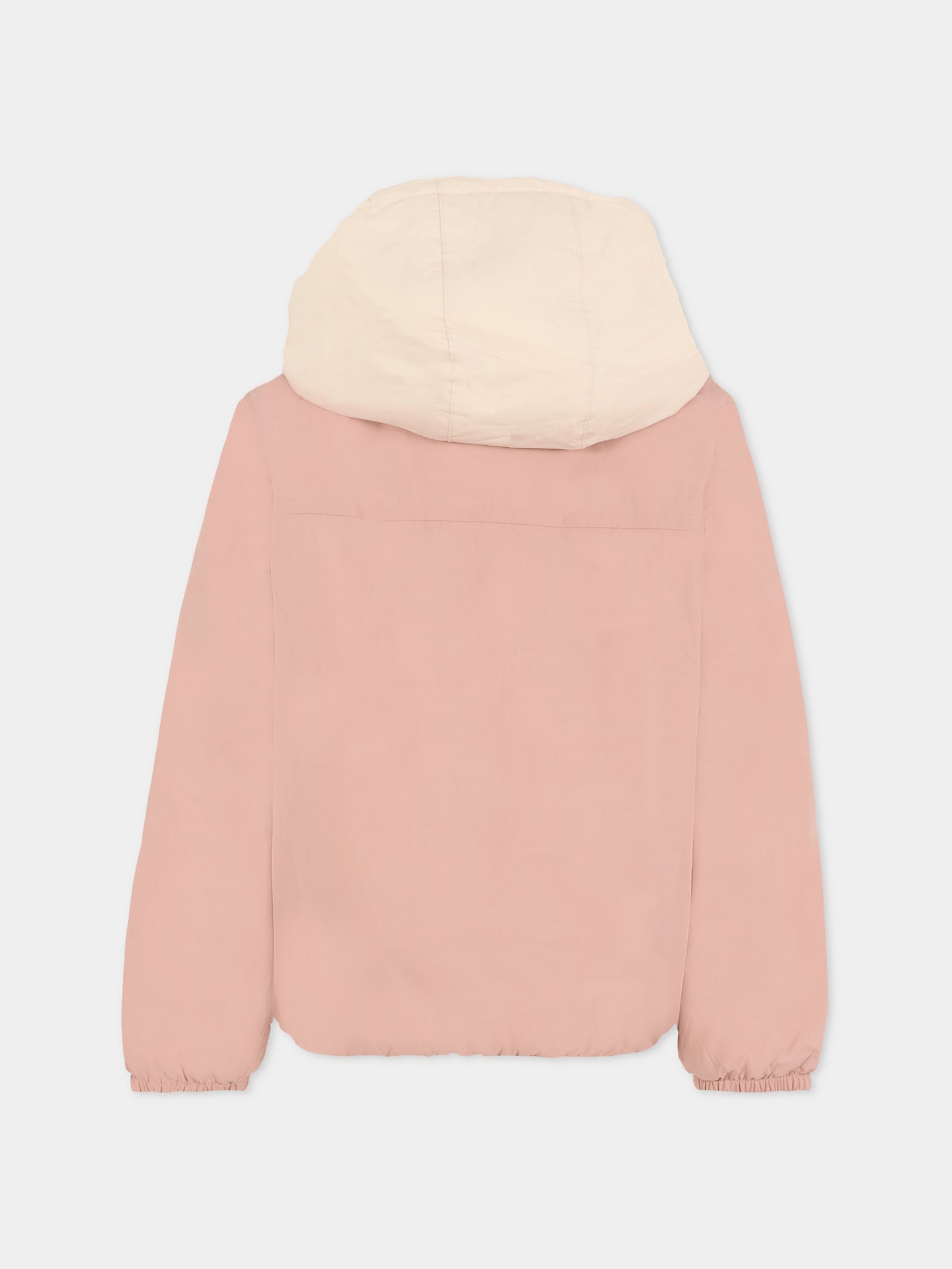 Giubbotto rosa Claudine Orsetto per bambina con logo,K-way,K7142TW C02