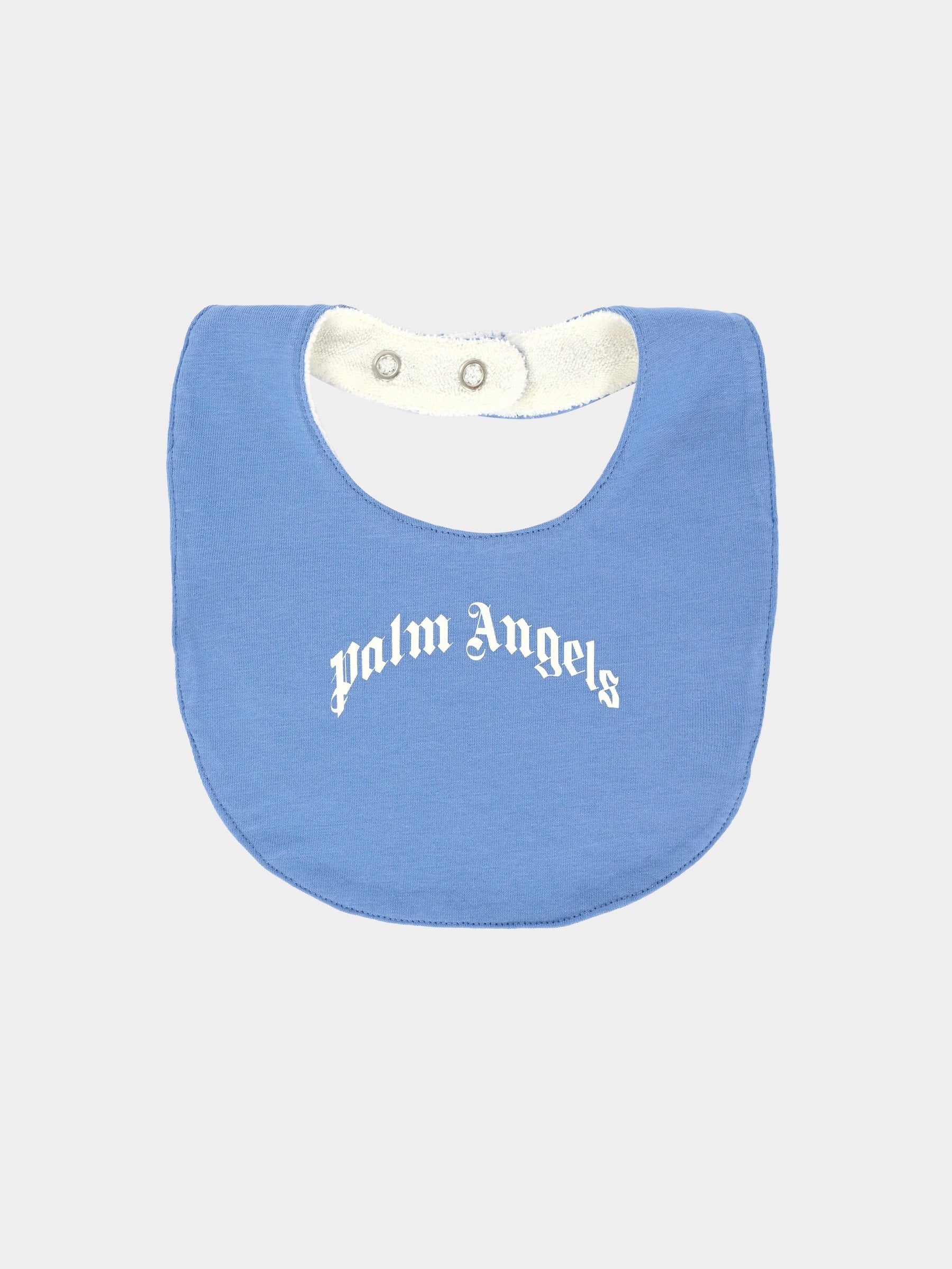 Set tutine celeste per neonato con logo,Palm Angels,PB2X01BF25JER0014203