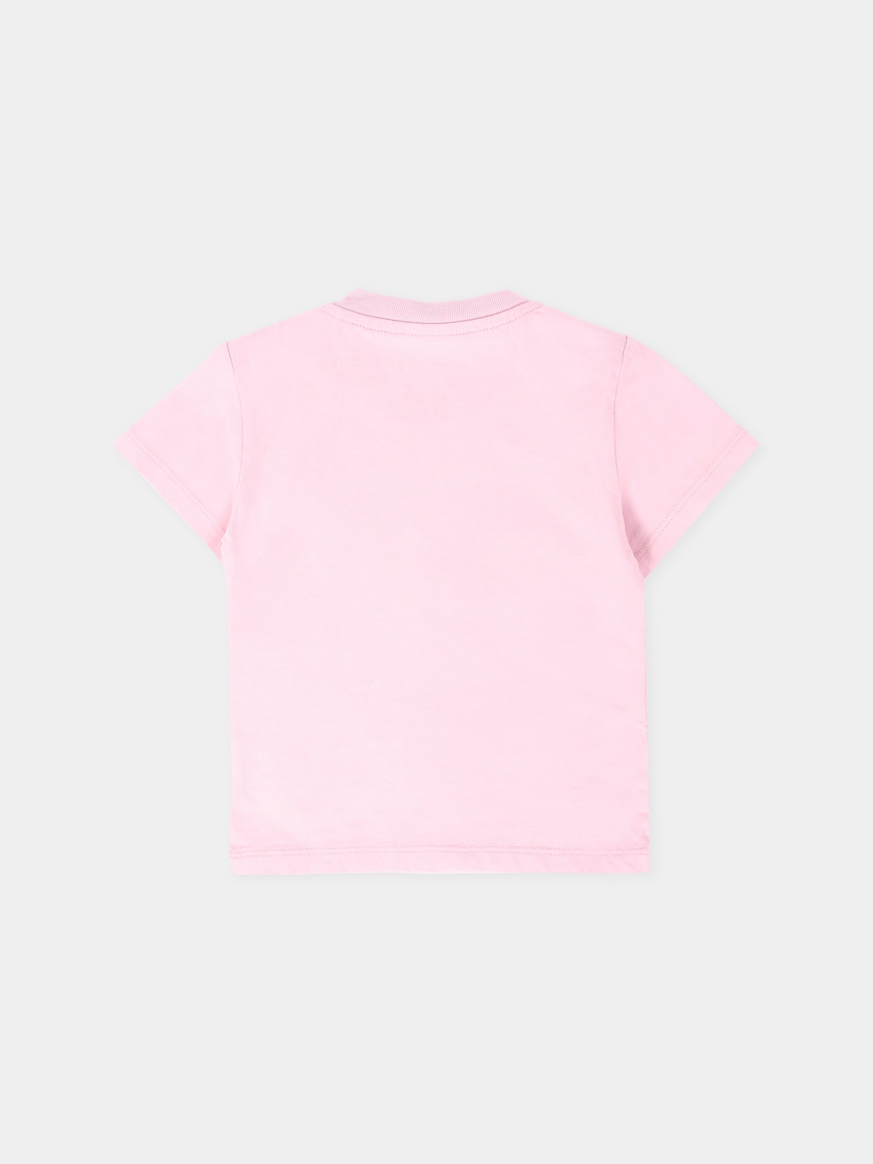 Set t-shirt multicolor per neonata con orso,Palm Angels,PG2X005F25JER0013C60