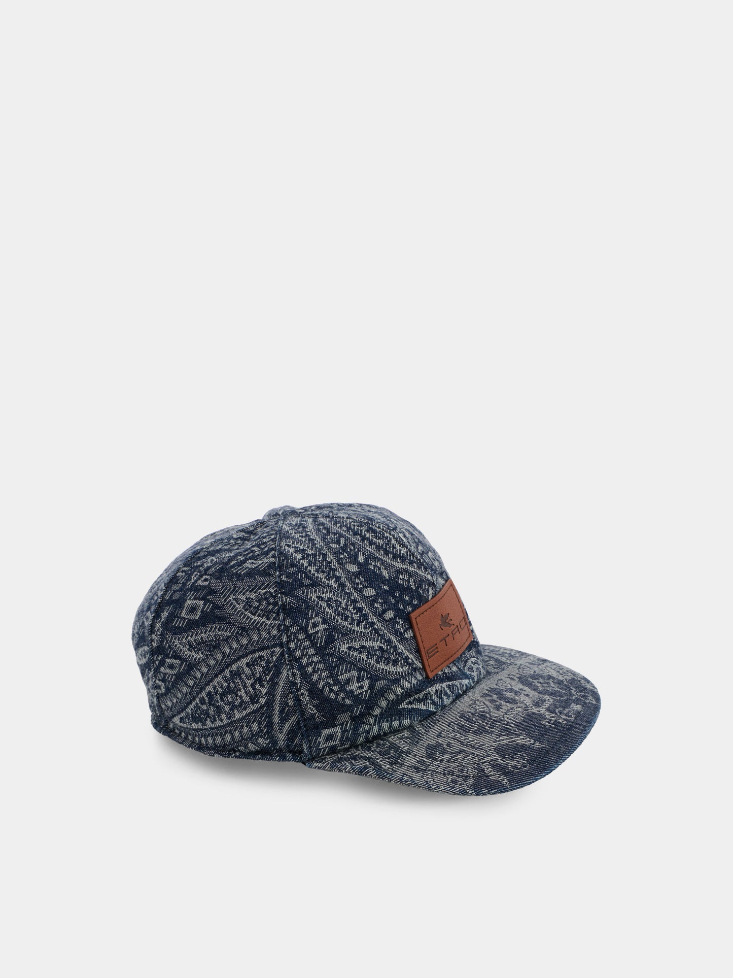 Cappello denim per bambini con stampa paisley,Etro,GX0P47 D0122 620BC