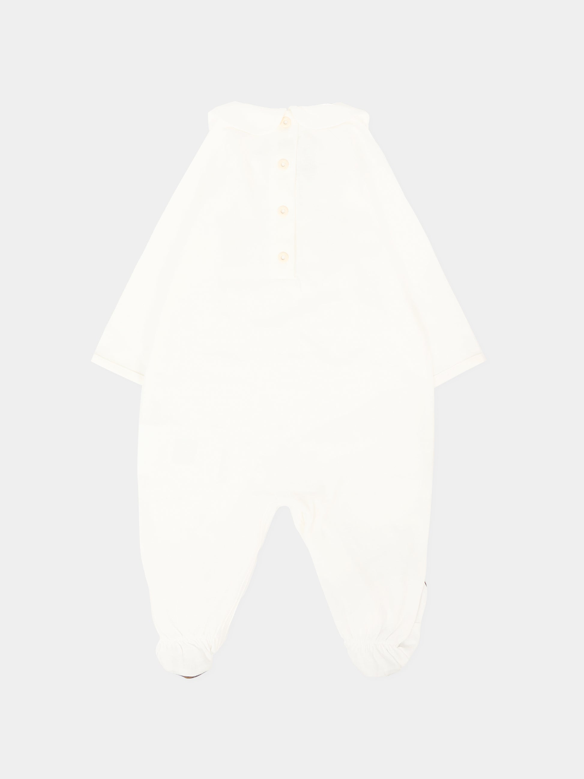 Set tutina avorio per neonati con Pegaso bordeaux e logo,Etro,GXB560 Z3186 101