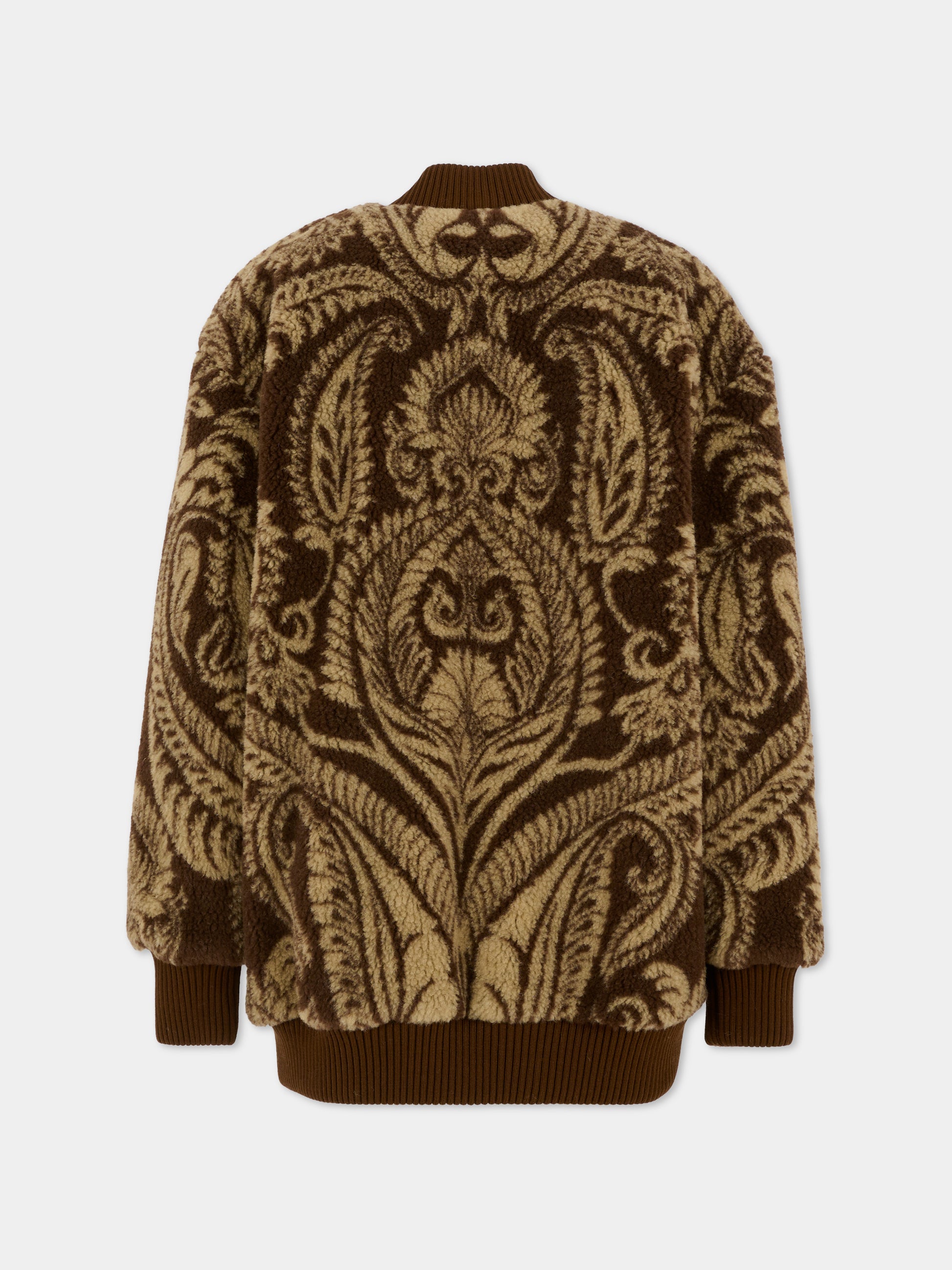 Bomber marrone per bambini con Pegaso,Etro,GX2P57 U0219 322BG