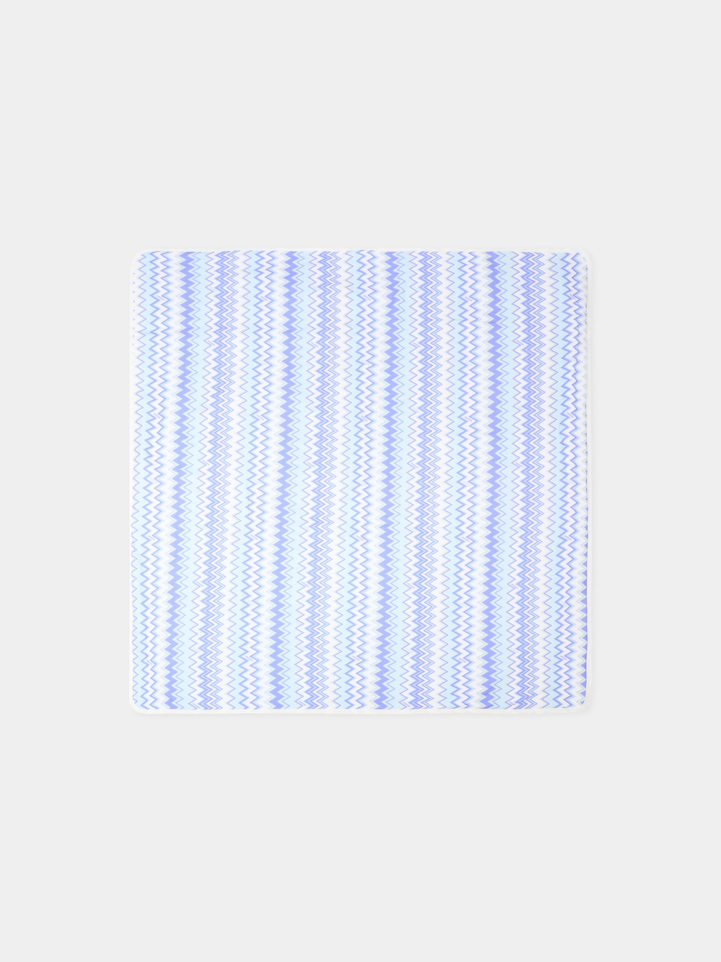 Coperta azzurra per neonato con motivo chevron,Missoni,MX0500-J0518 100CE