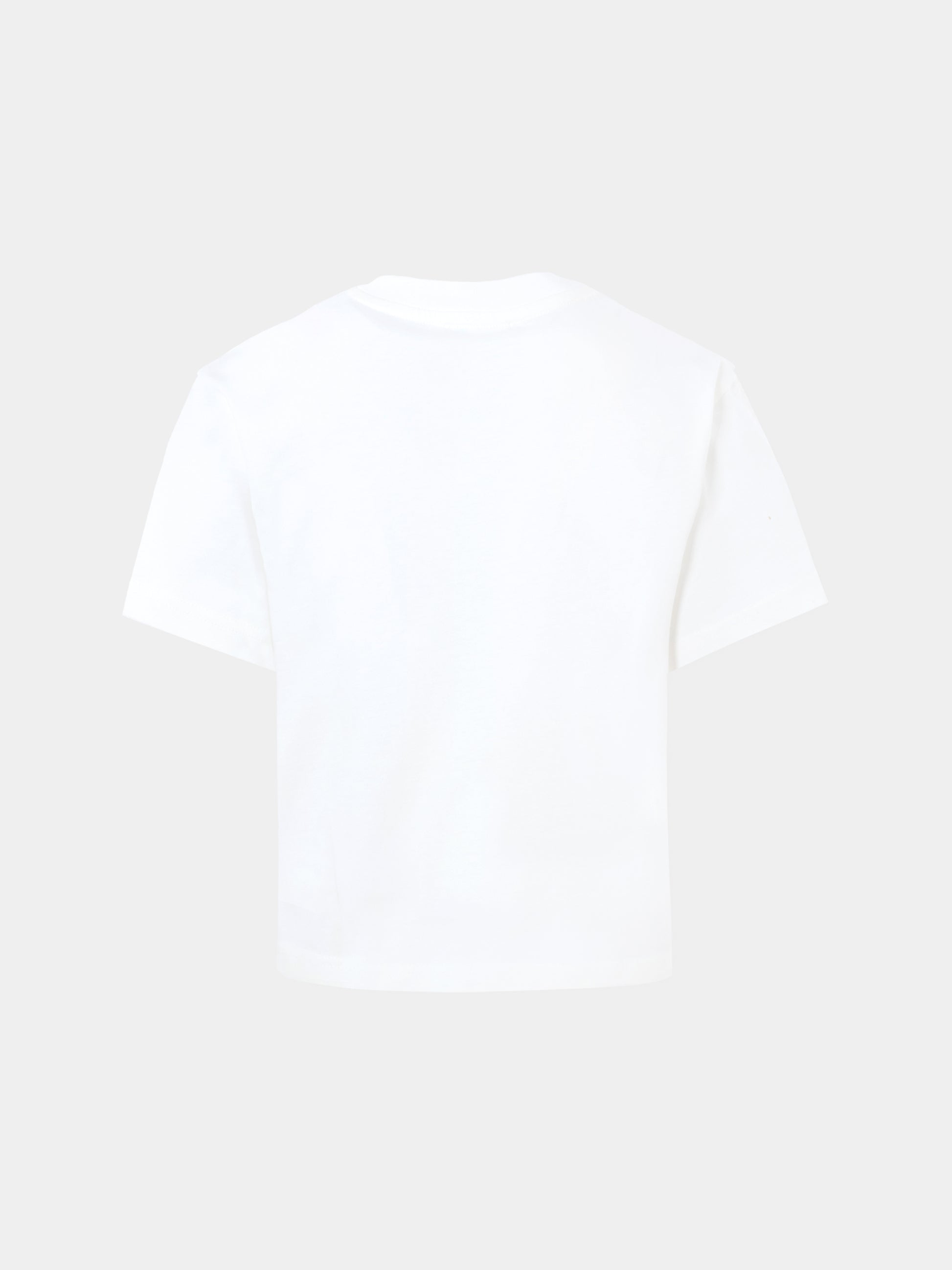 T-shirt bianca per bambini con logo,Lanvin Petite,N30288 117