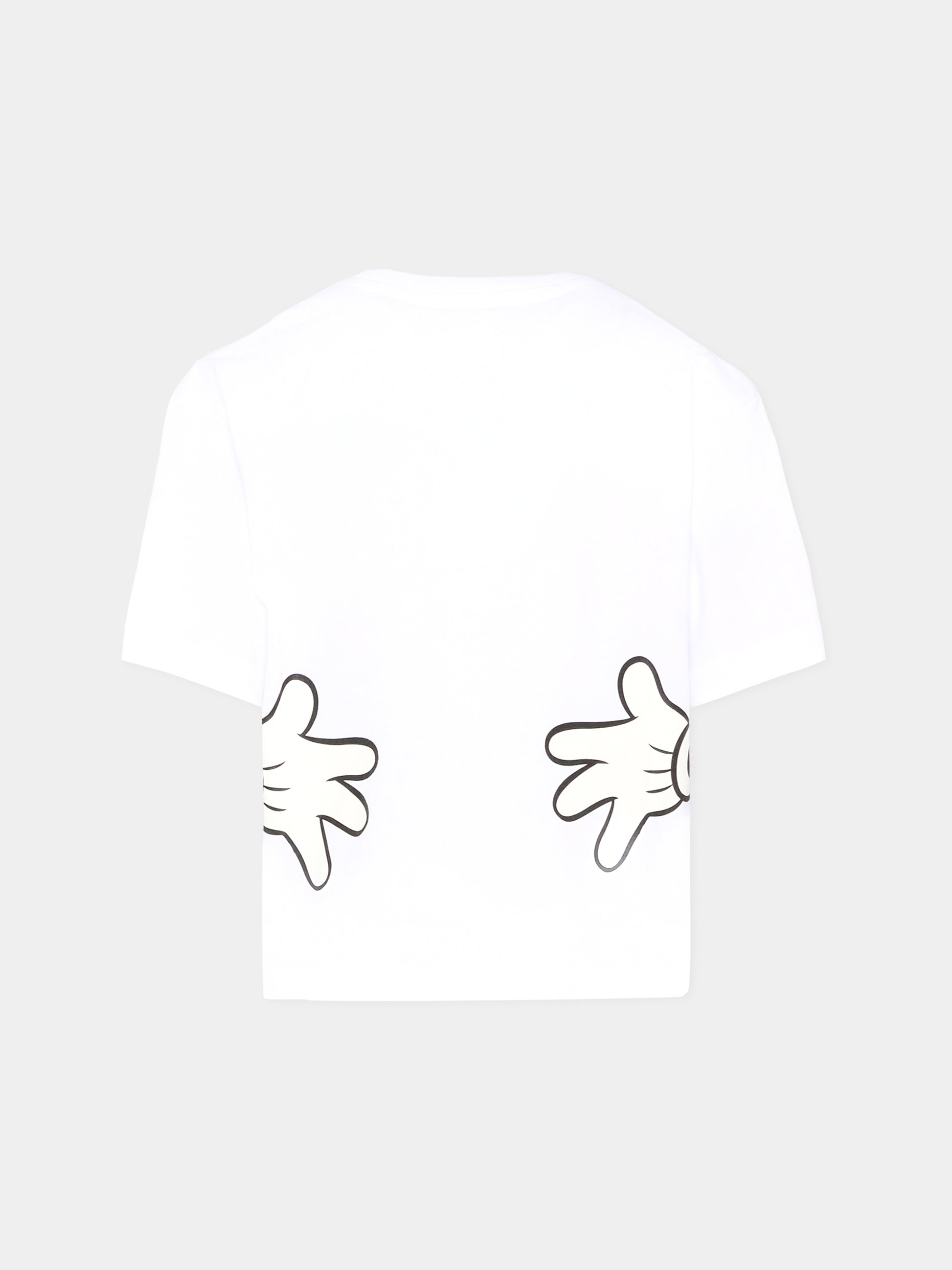 T-shirt bianca per bambini con Topolino,Marc Jacobs,W60588 10P