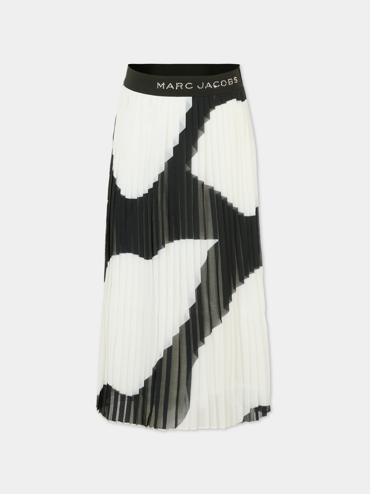 Gonna nera per bambina con logo,Marc Jacobs,W60596 09B