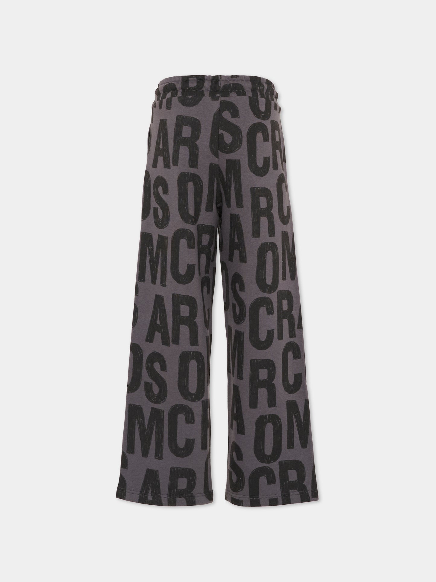 Pantaloni grigi per bambini con logo,Marc Jacobs,W60647 075